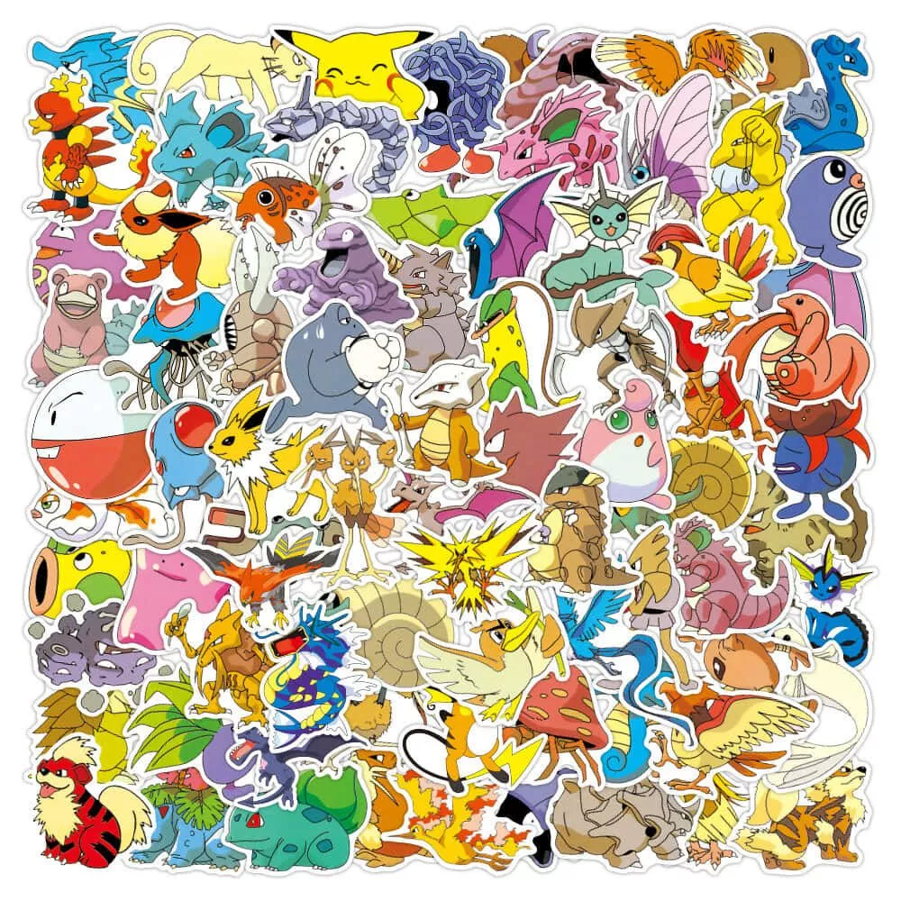 Pokemon Stickers Wallpaper