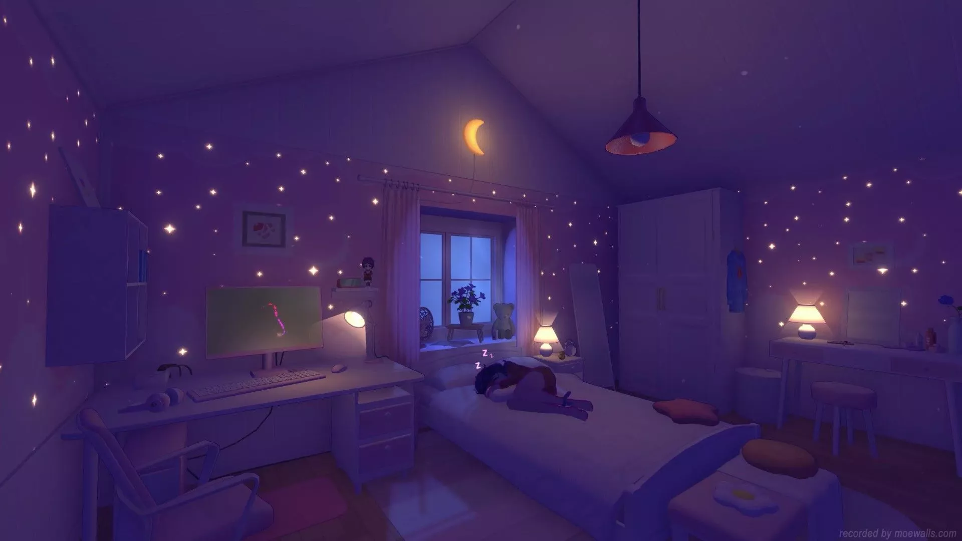 Mita Sleeping MiSide Live Wallpaper