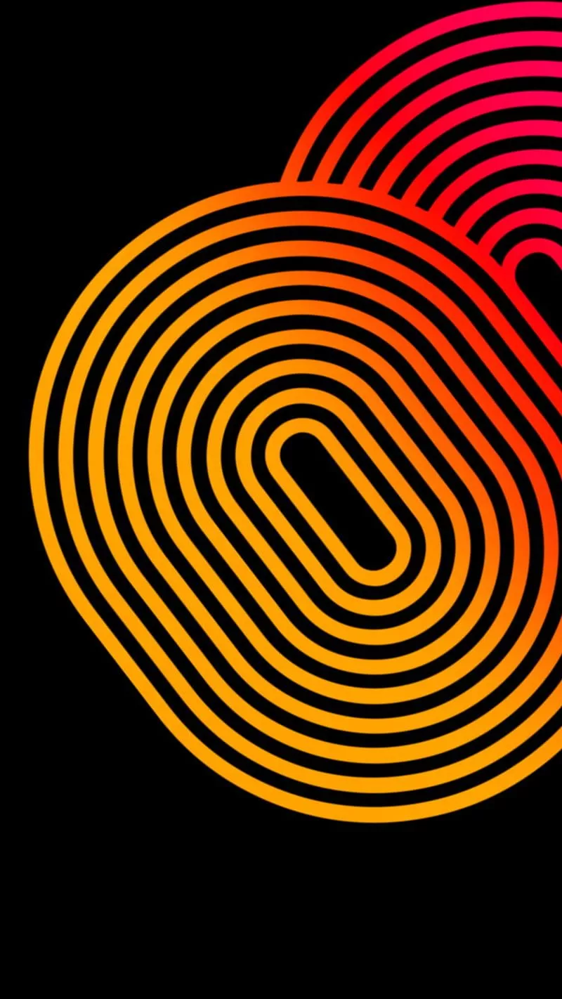 HD black circle texture wallpaper