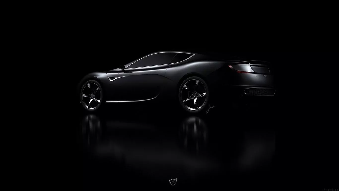 Aston Martin Black Car Dark