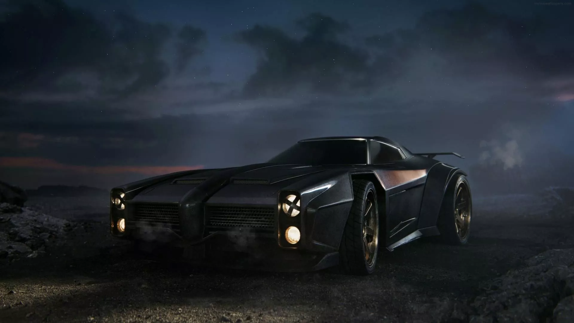 Silver Black Car (Rocket League) Live