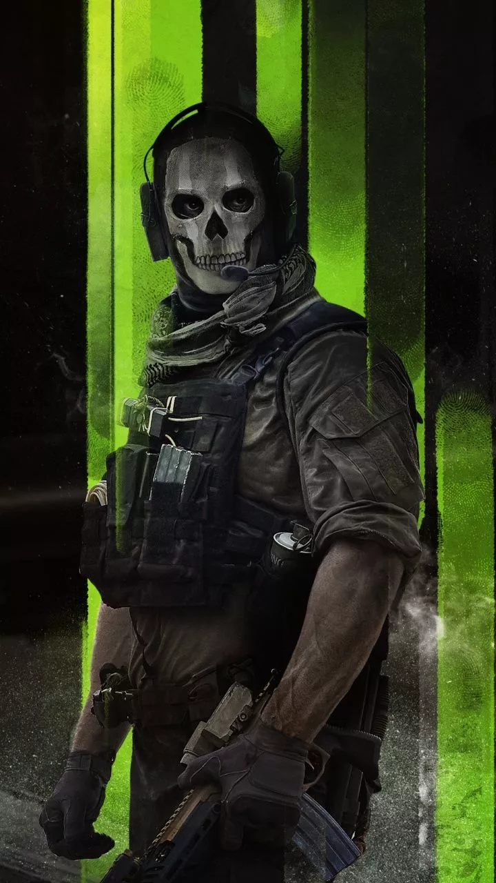 Duty: Modern Warfare 2 Wallpaper 4K, Ghost