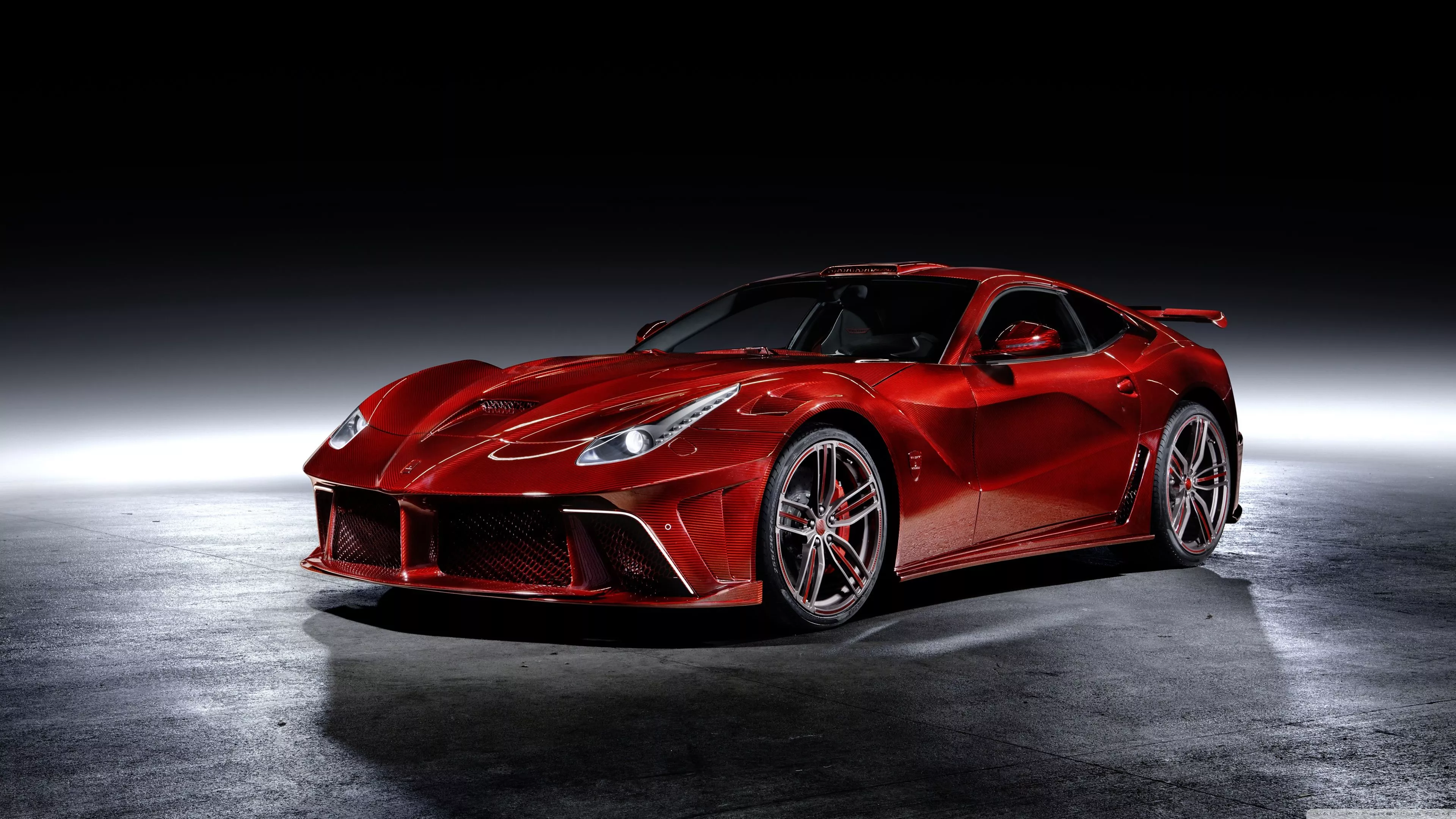 Red Ferrari F12 Berlinetta Mansory La