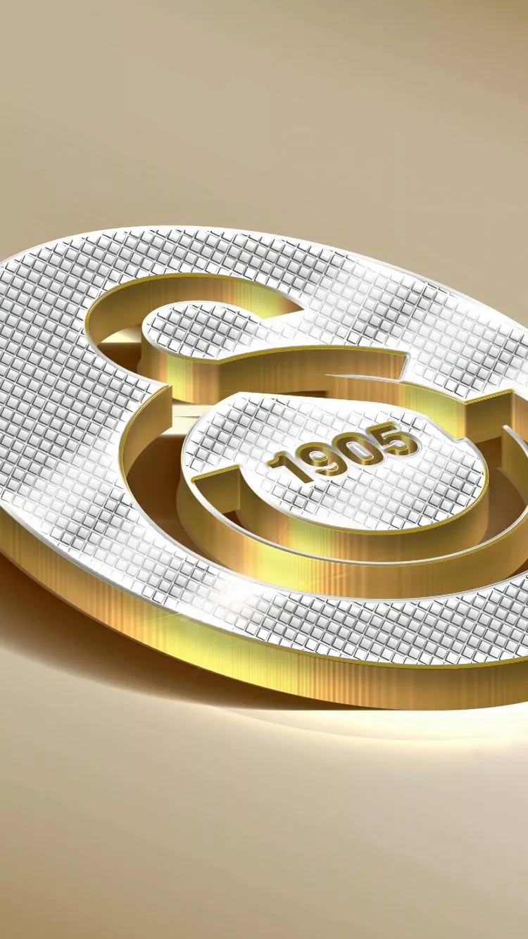 3D Galatasaray Logo 5K Wallpaper