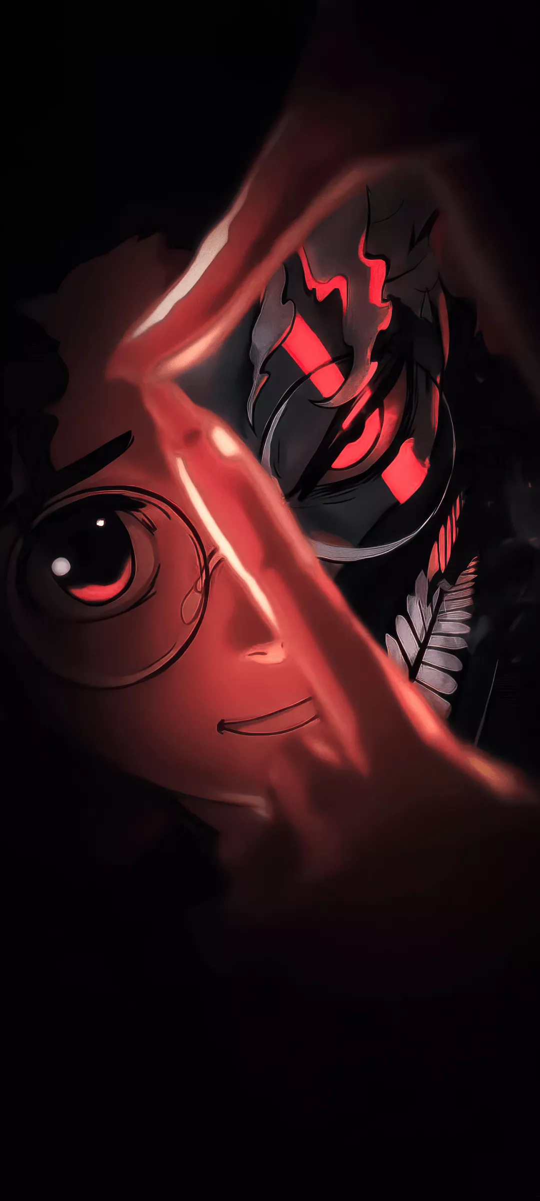 Okarun (Dandadan) Wallpaper 4K, Dark