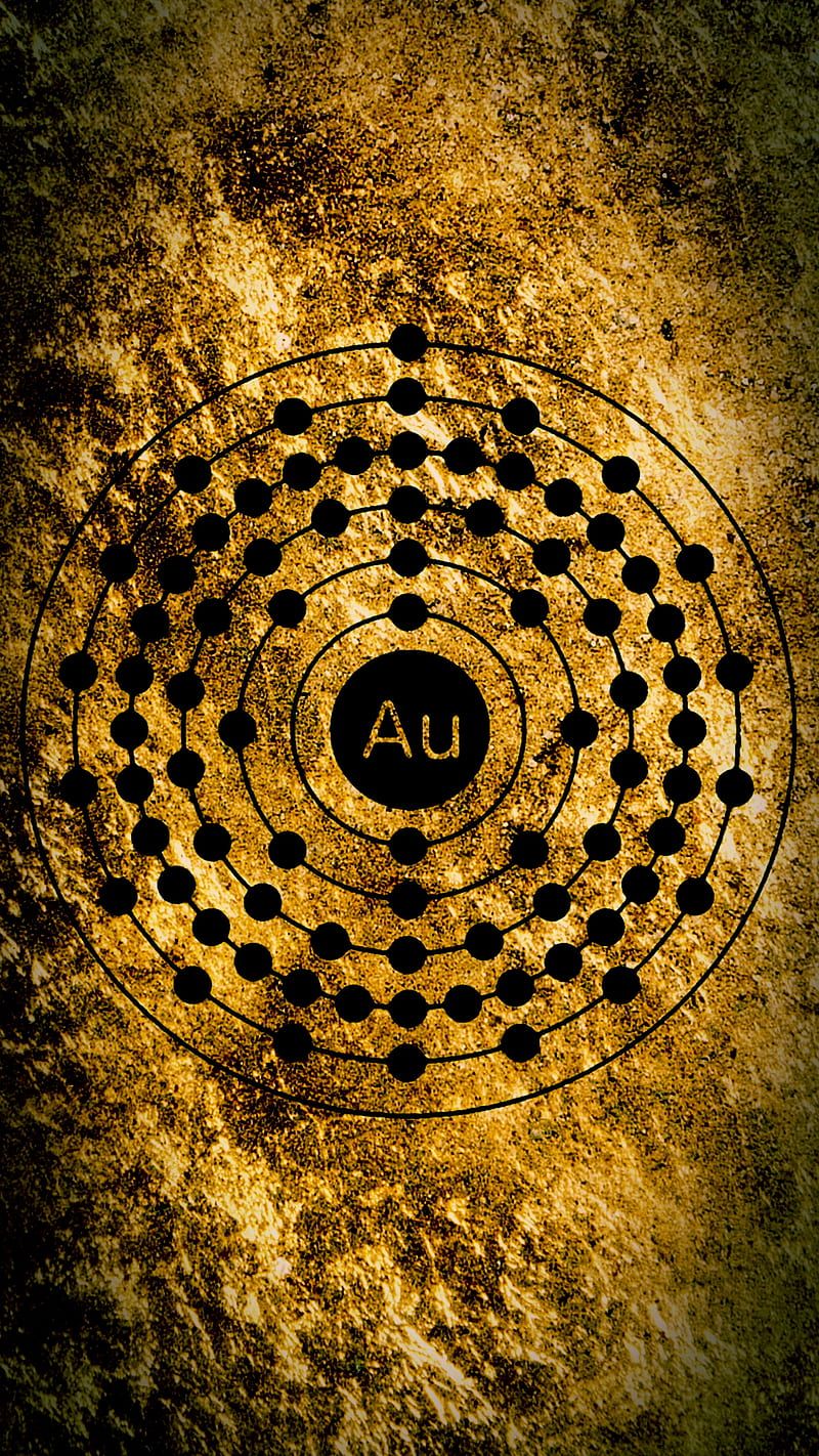 Gold, chemistry, HD phone wallpaper