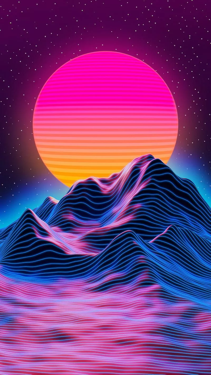 HD iphone vaporwave wallpaper