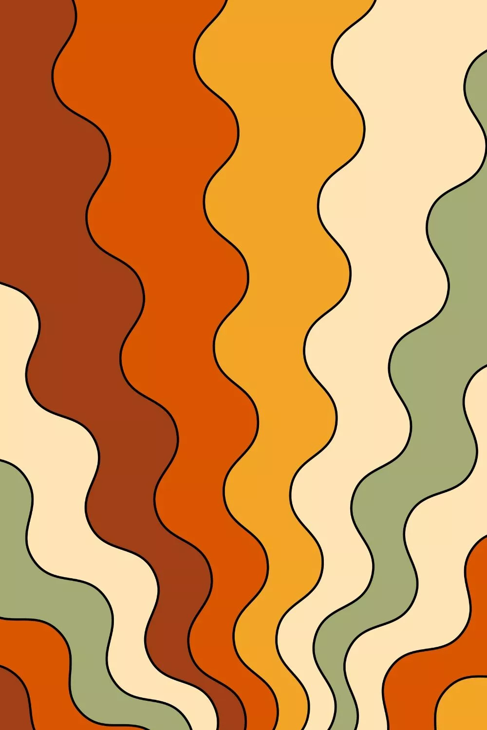 60s 70s 80s Retro Groovy Vintage