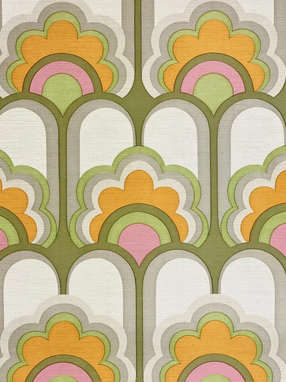 Retro Geometric Wallpaper From
