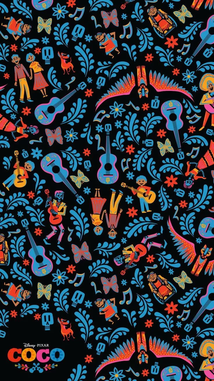 Download Disney Pixar Coco Pattern