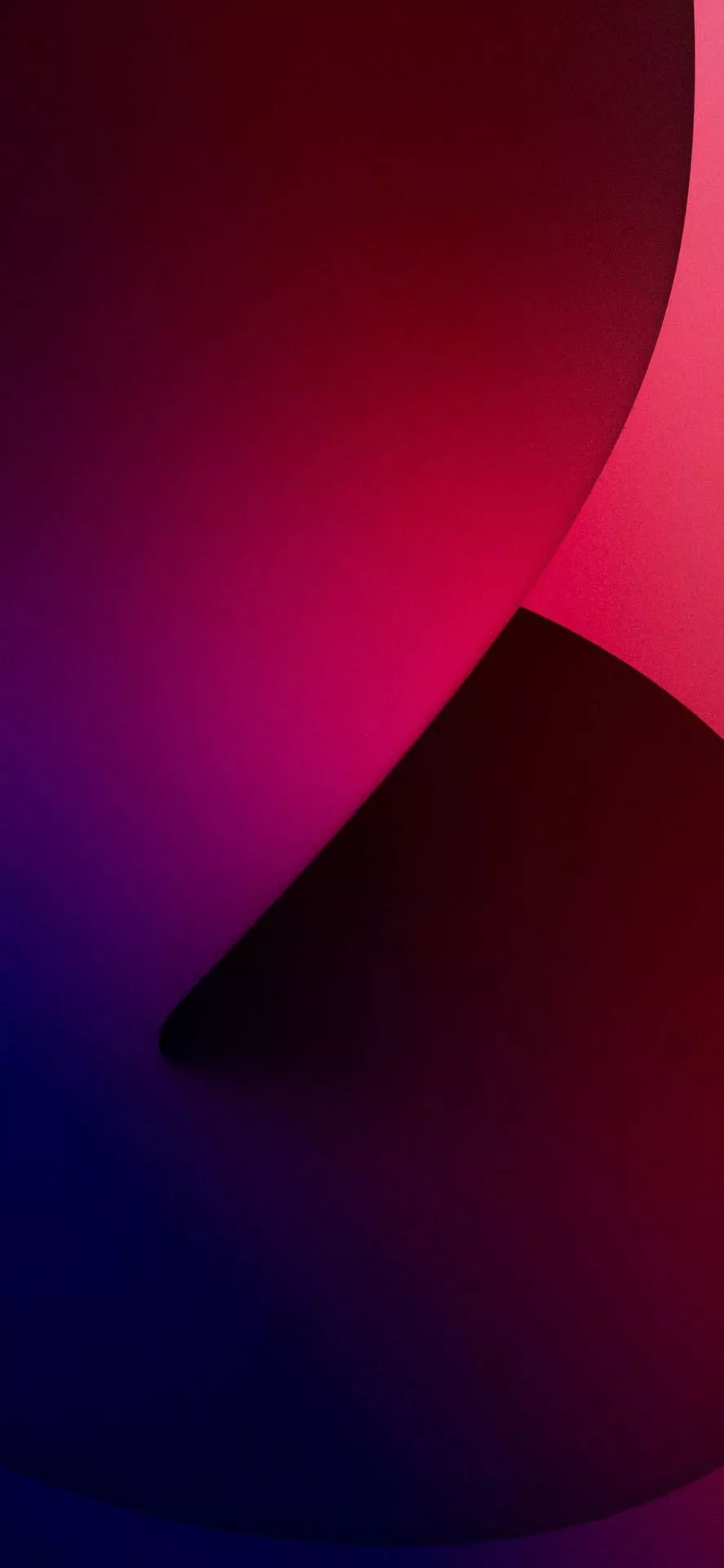 Download Reddish Pink Abstract Art Ios 16 Wallpaper