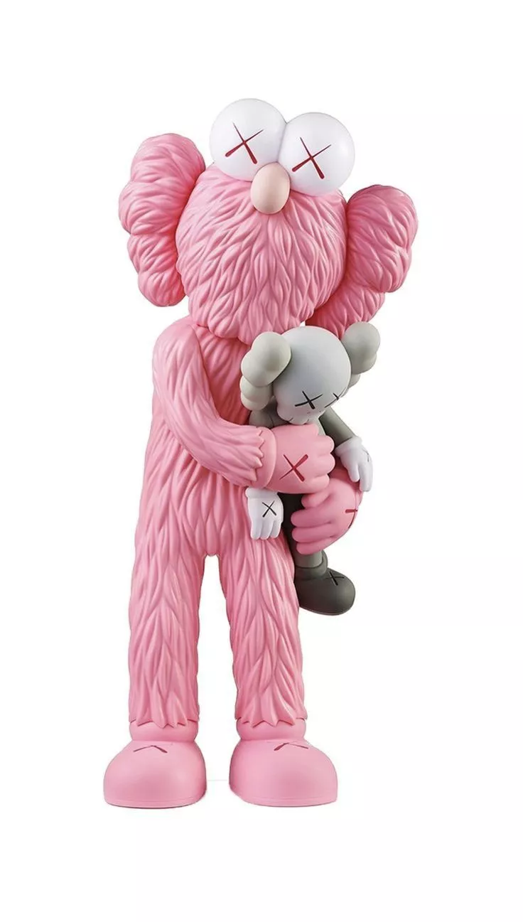 Kaws wallpaper, Pink wallpaper iphone