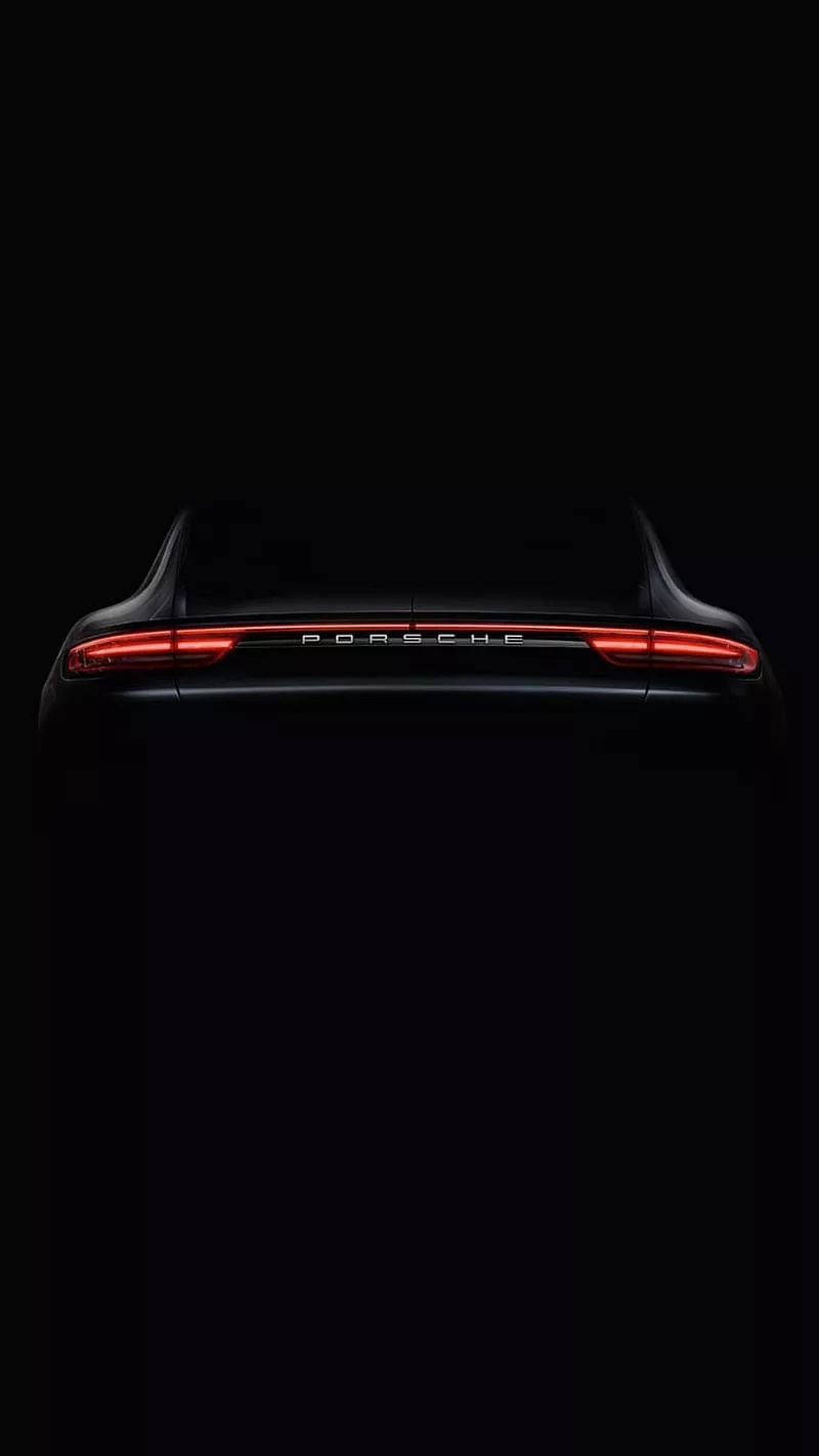 HD porche black wallpaper