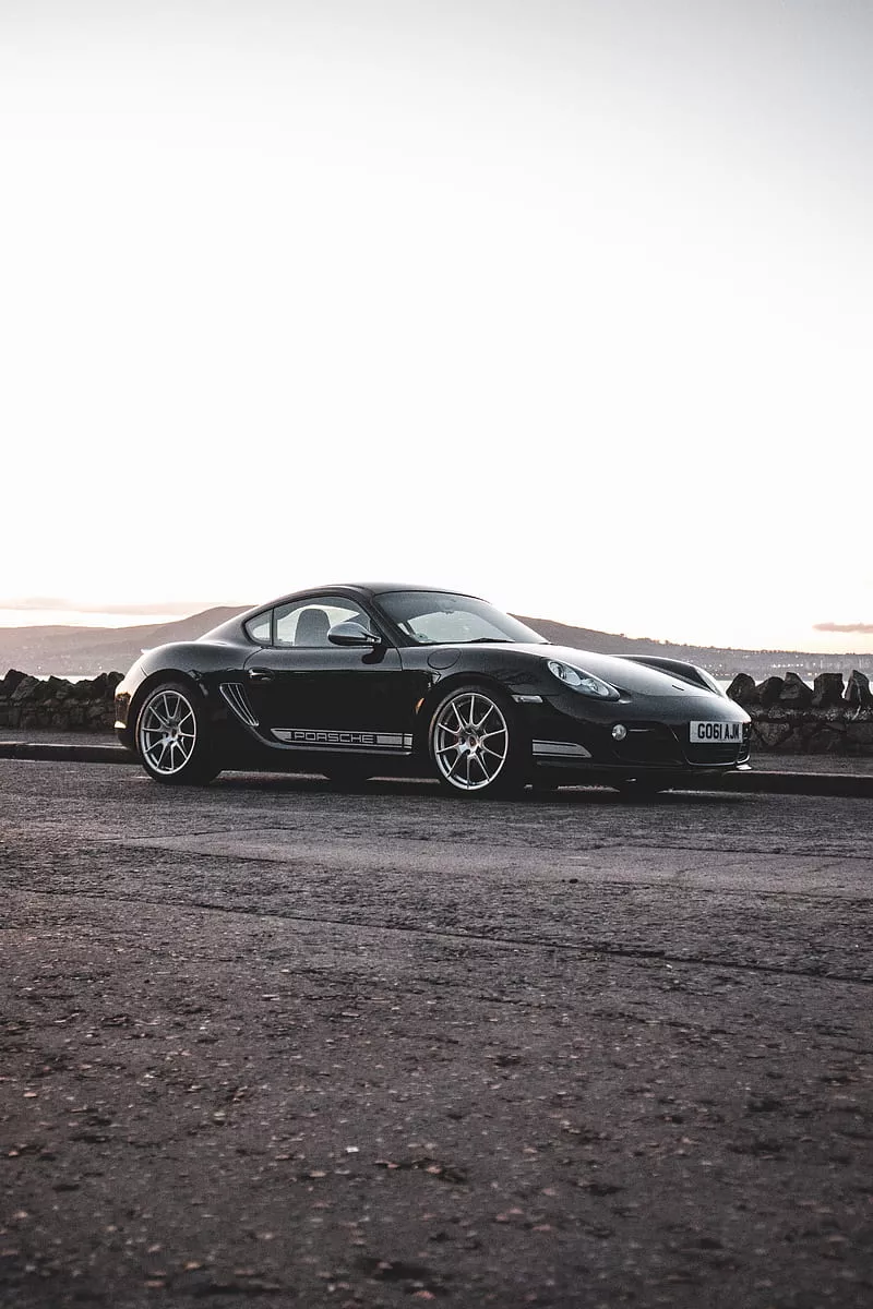 HD black porsche cayman wallpaper