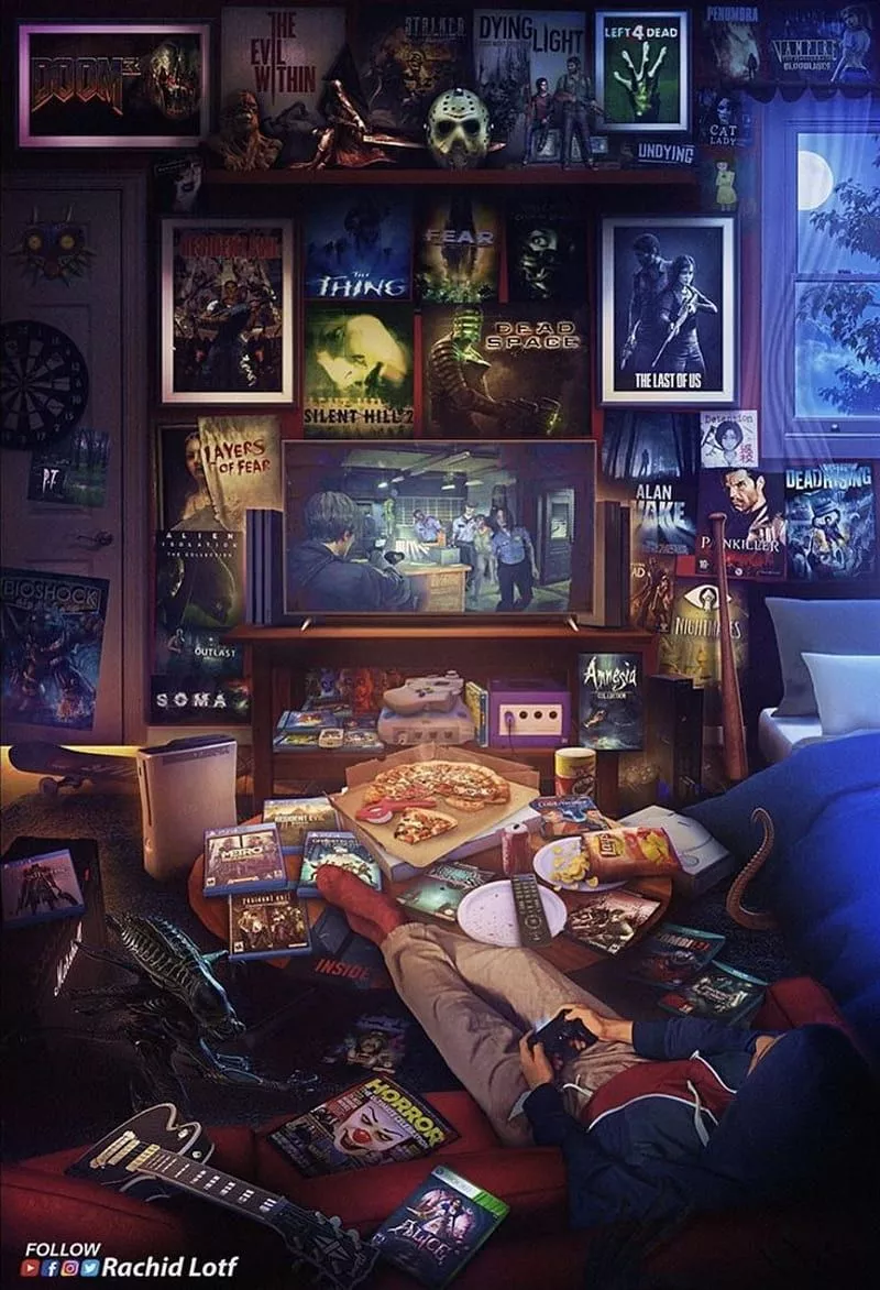 HD good horror games wallpaper