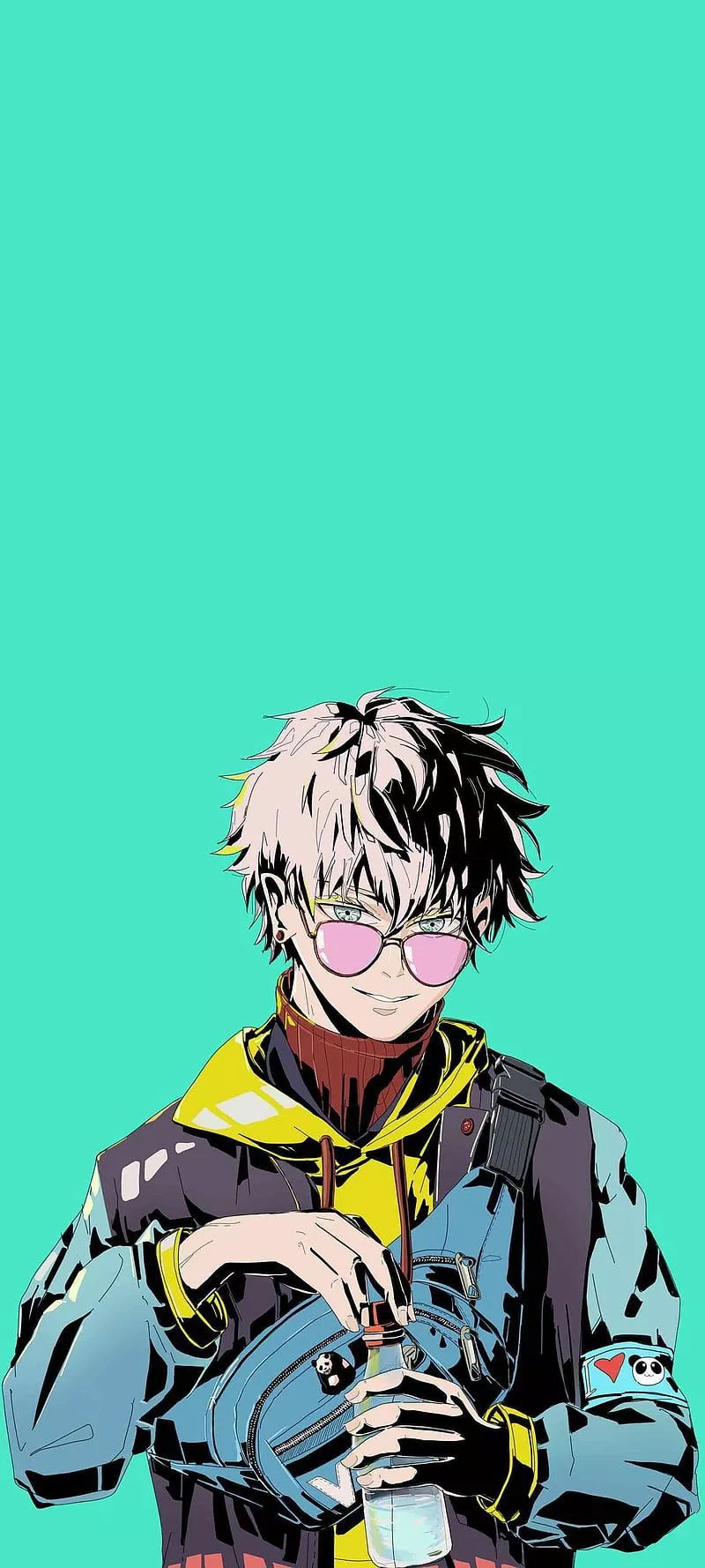 HD gojo satoru art wallpaper