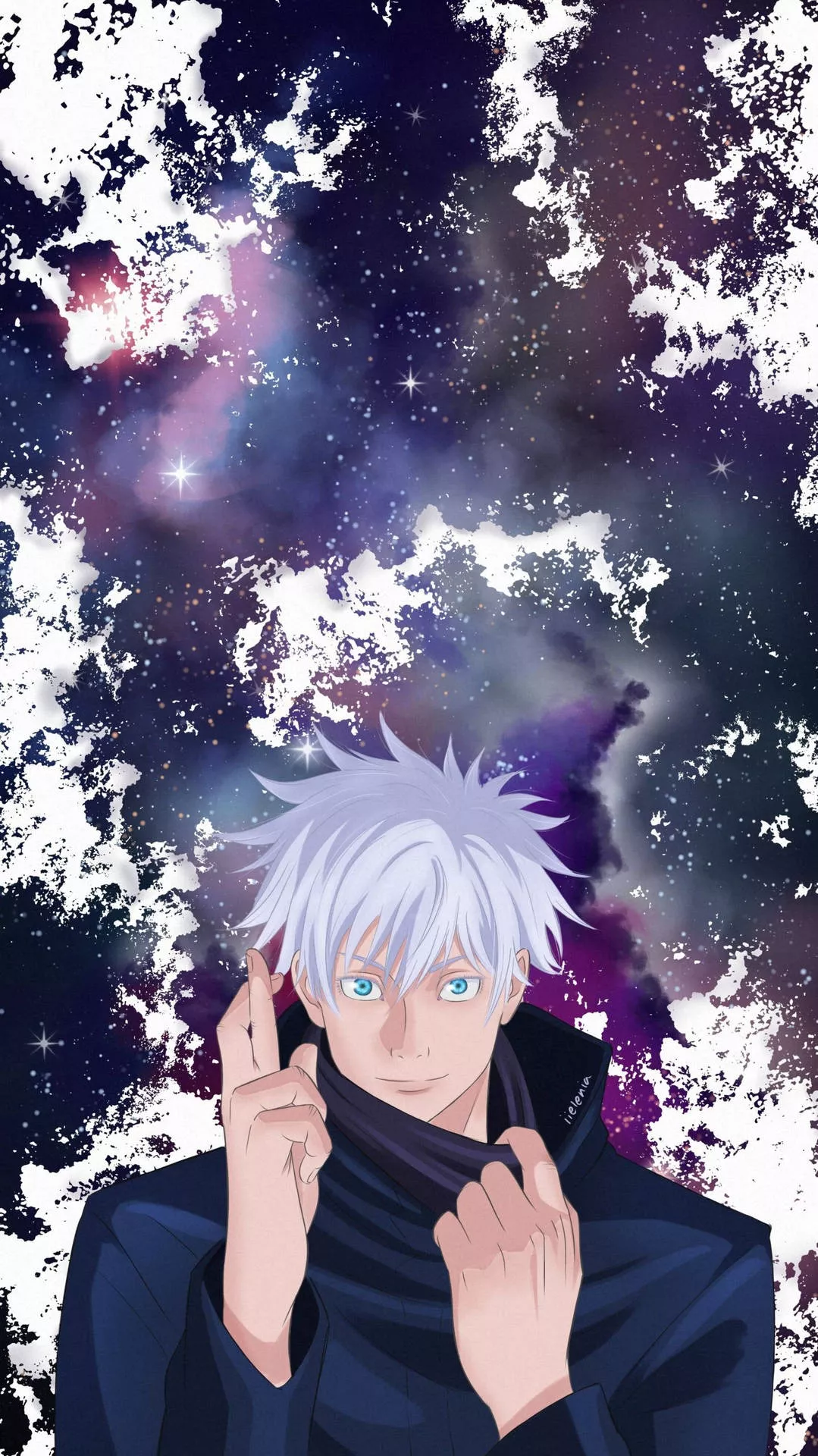 Space Gojo Satoru Jujutsu Kaisen iPhone