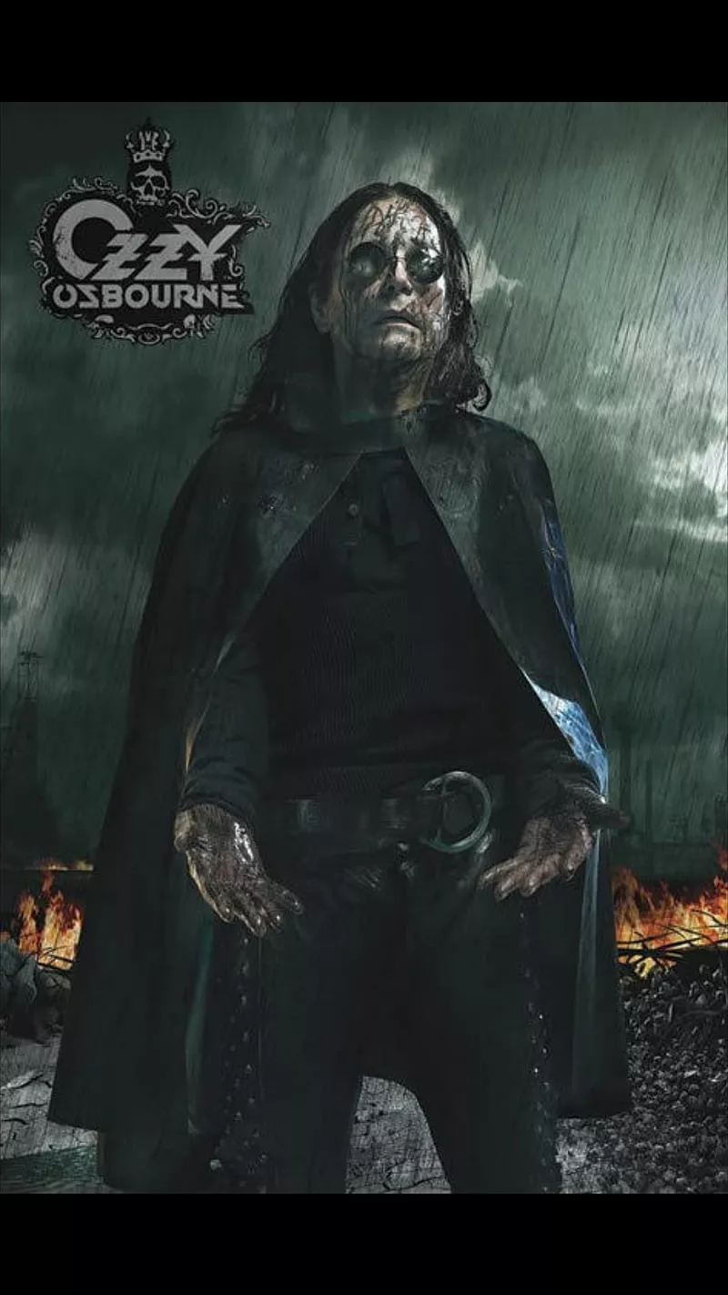 HD ozzy black rain wallpaper