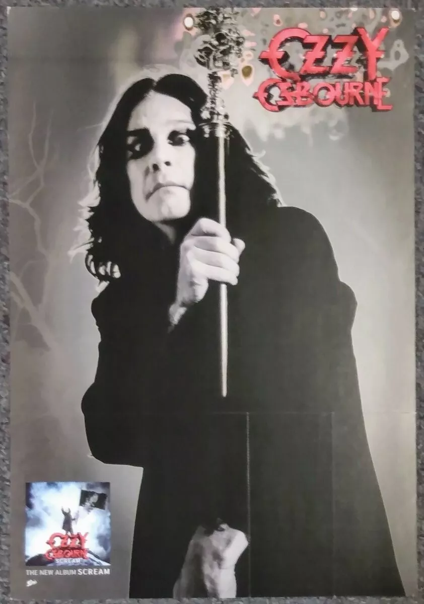 Ozzy Osbourne Scream 2010 DOUBLE SIDED