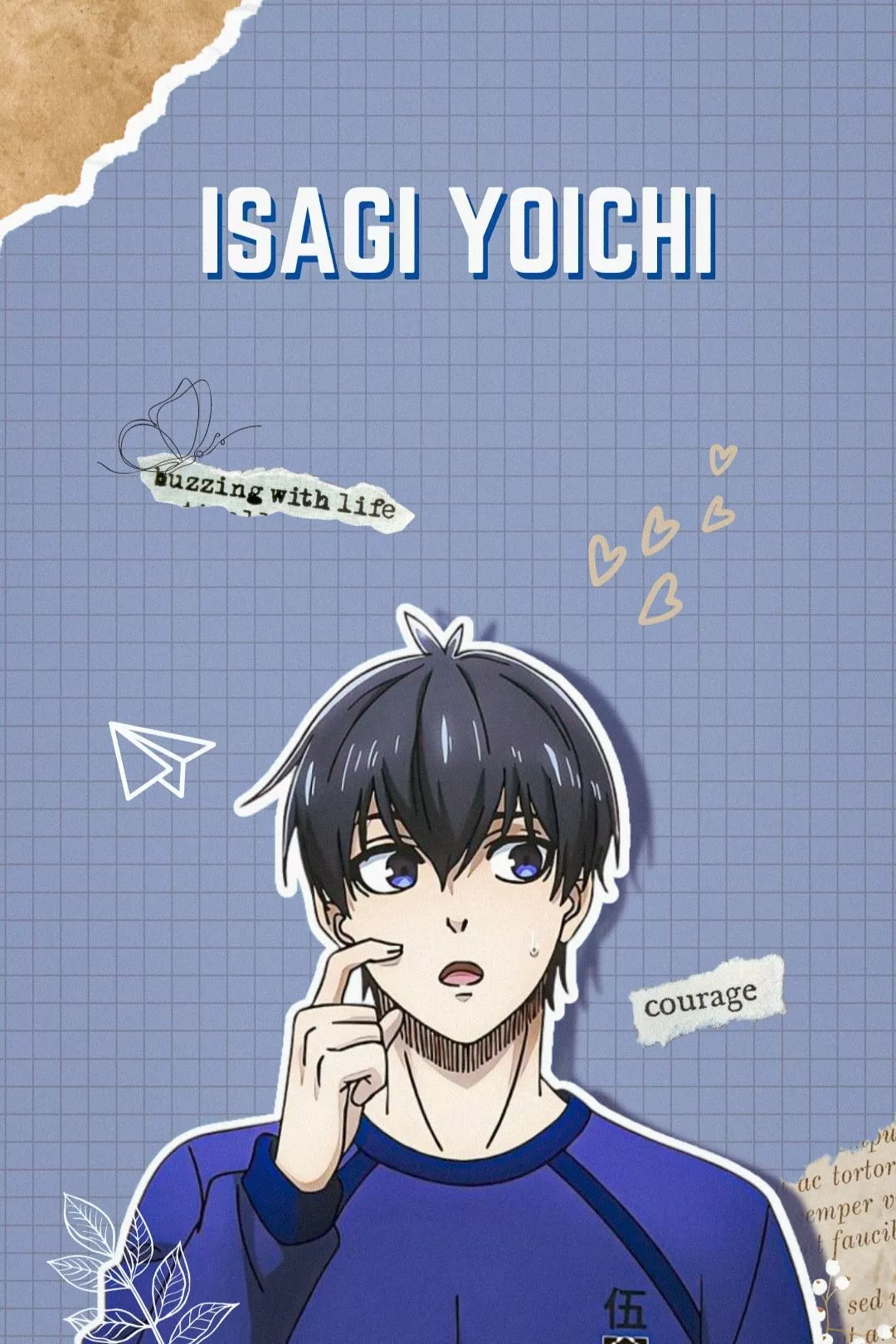 ISAGI YOICHI Blue lock phone wallpaper