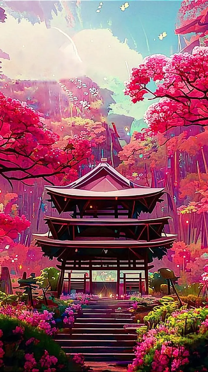 Anime landscape wallpaper