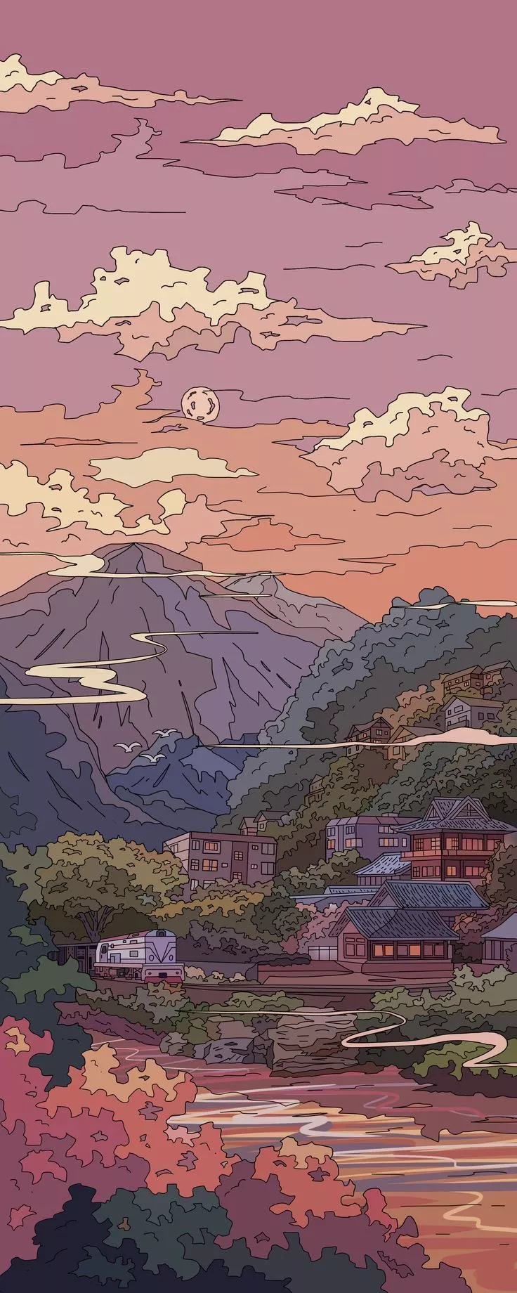 Anime background wallpaper