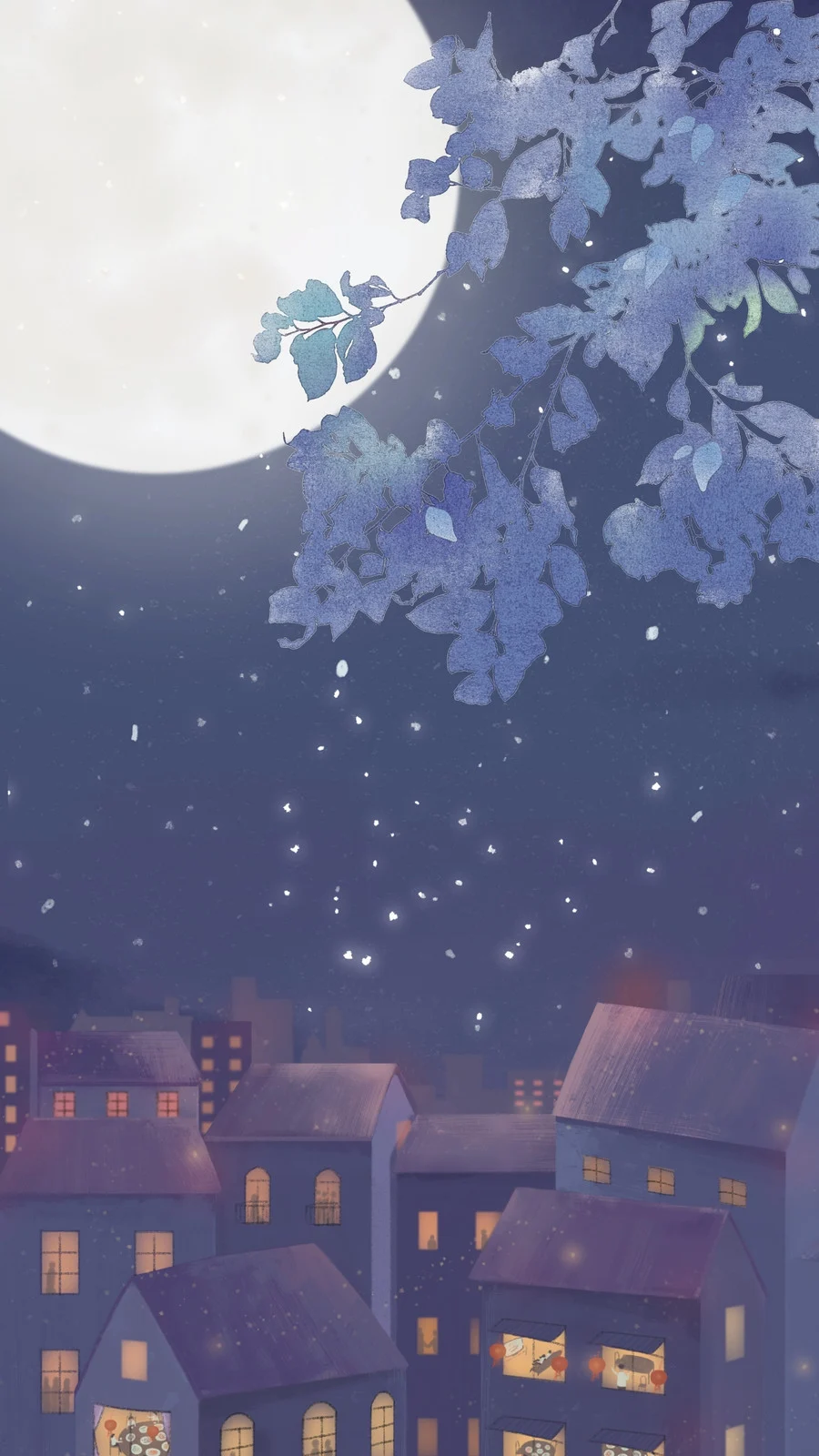 aesthetic moon wallpaper