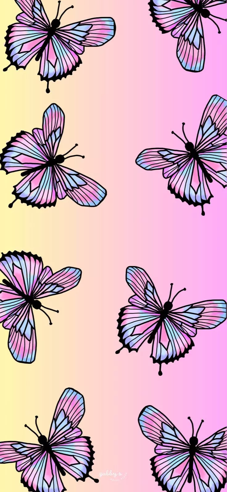Butterfly Phone Wallpaper. Gabby's