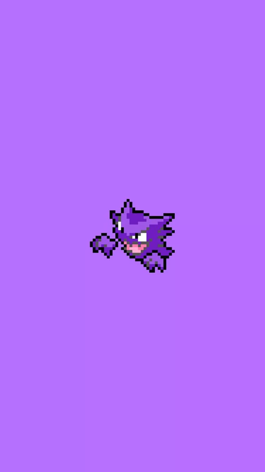 Purple pokemon pixel art HD wallpaper
