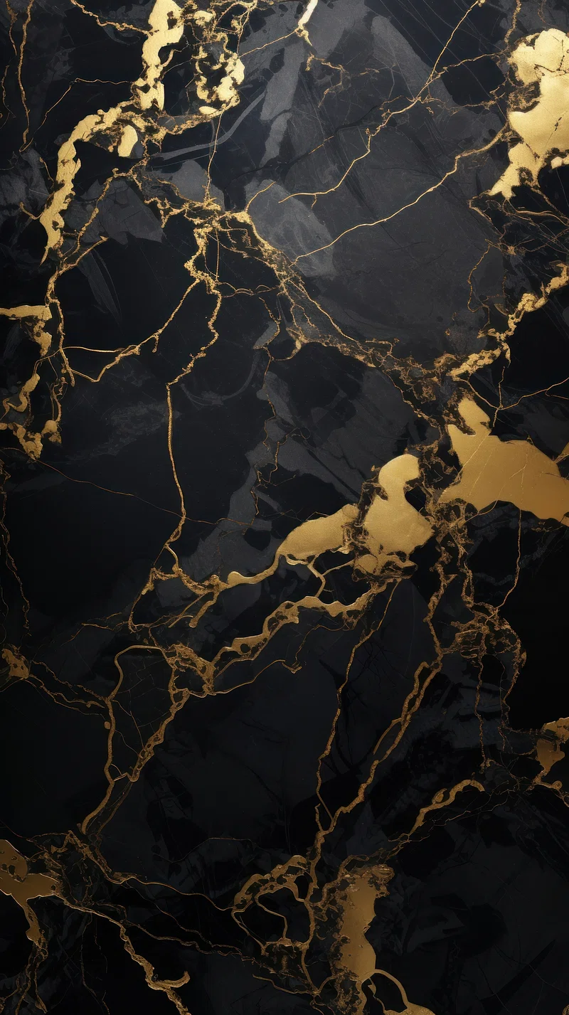Black Gold Marble Wallpaper Image