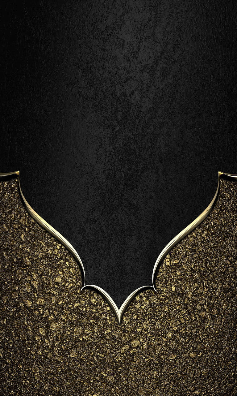Black And Gold iPhone Wallpaper