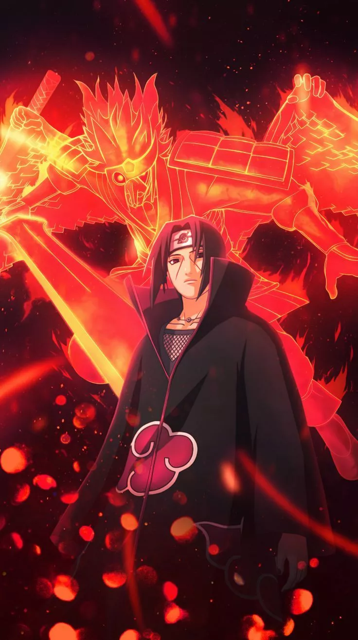 Itachi Uchiha Vertical 4K Wallpaper