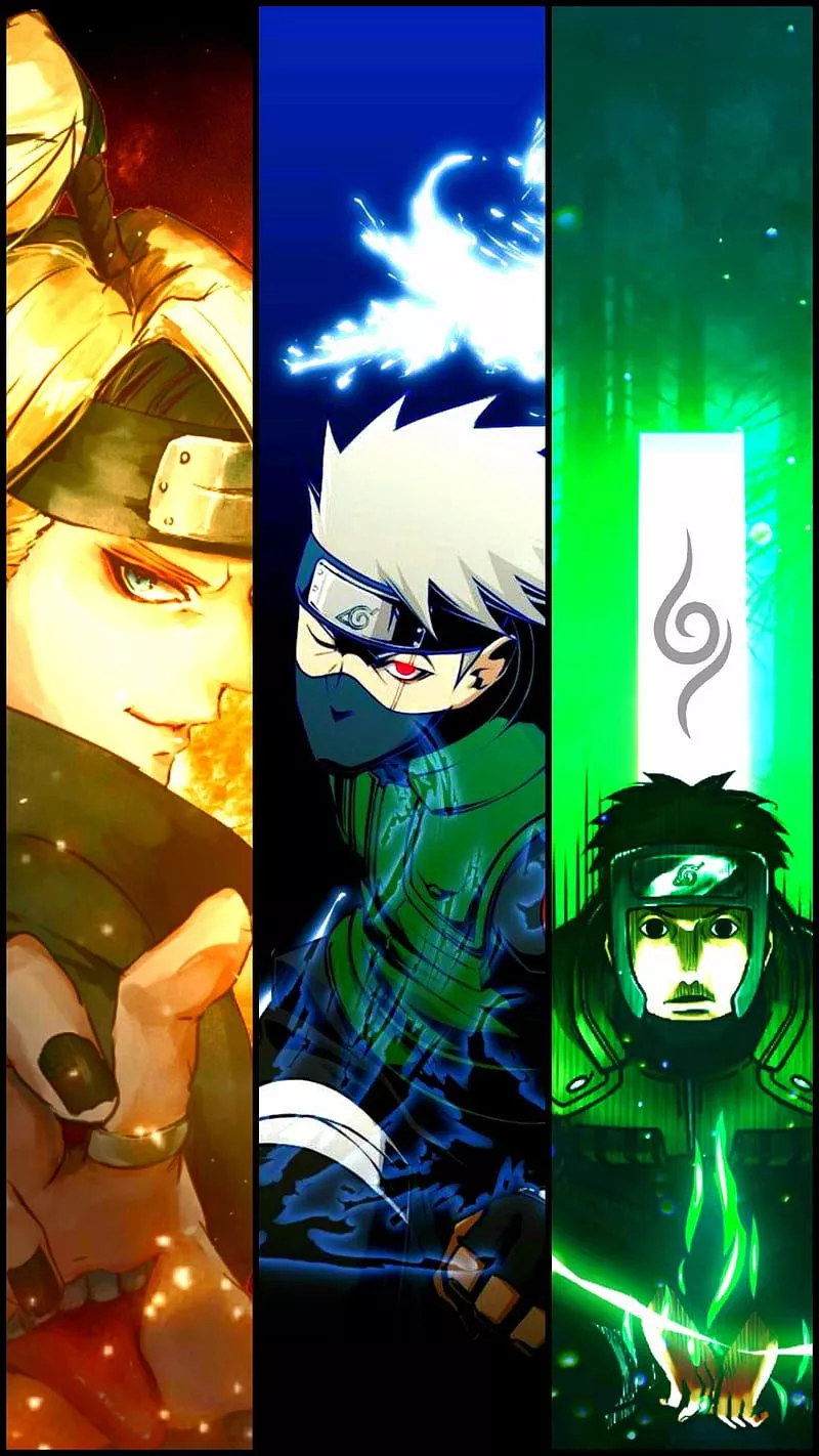 Naruto, deidara, kakashi hatake