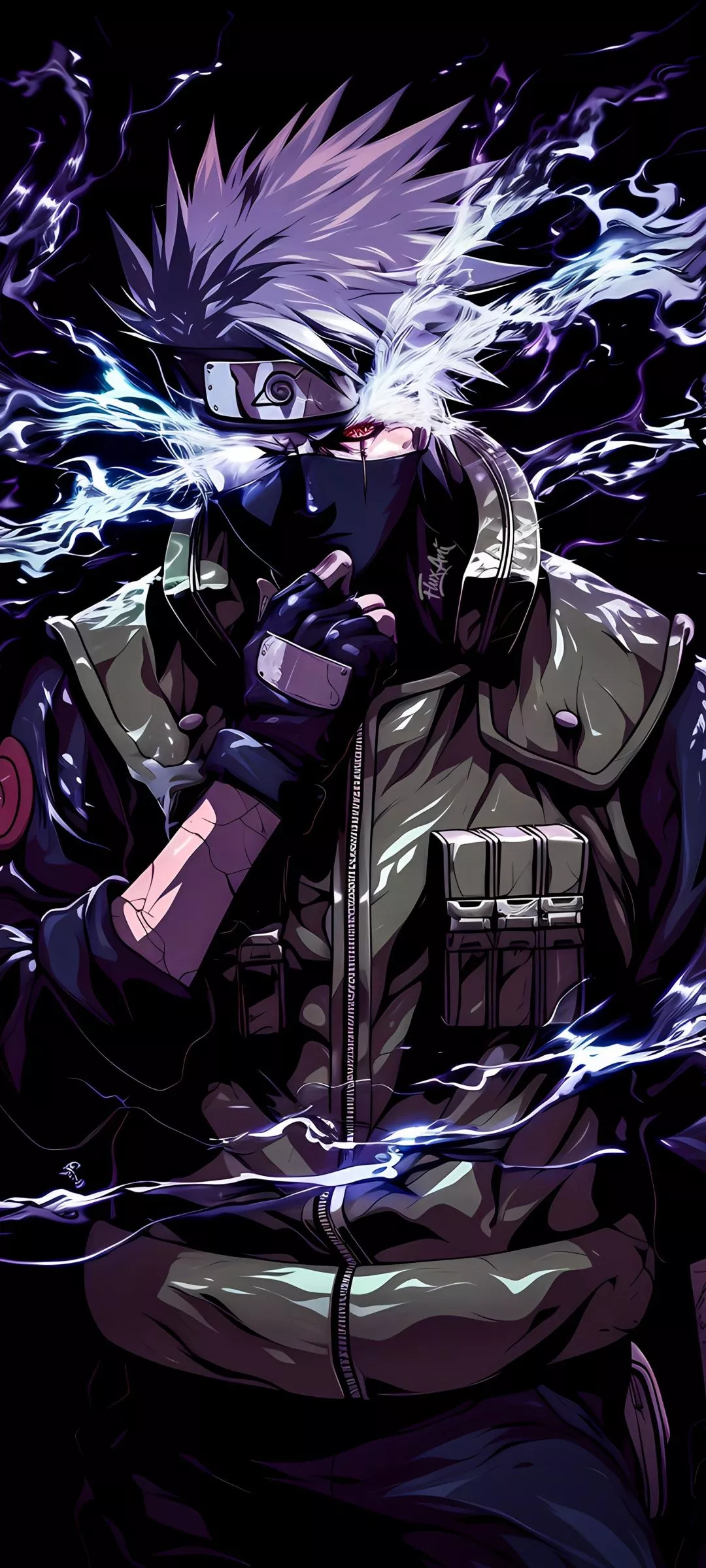Kakashi Hatake Wallpaper 4K, AI art, 5K