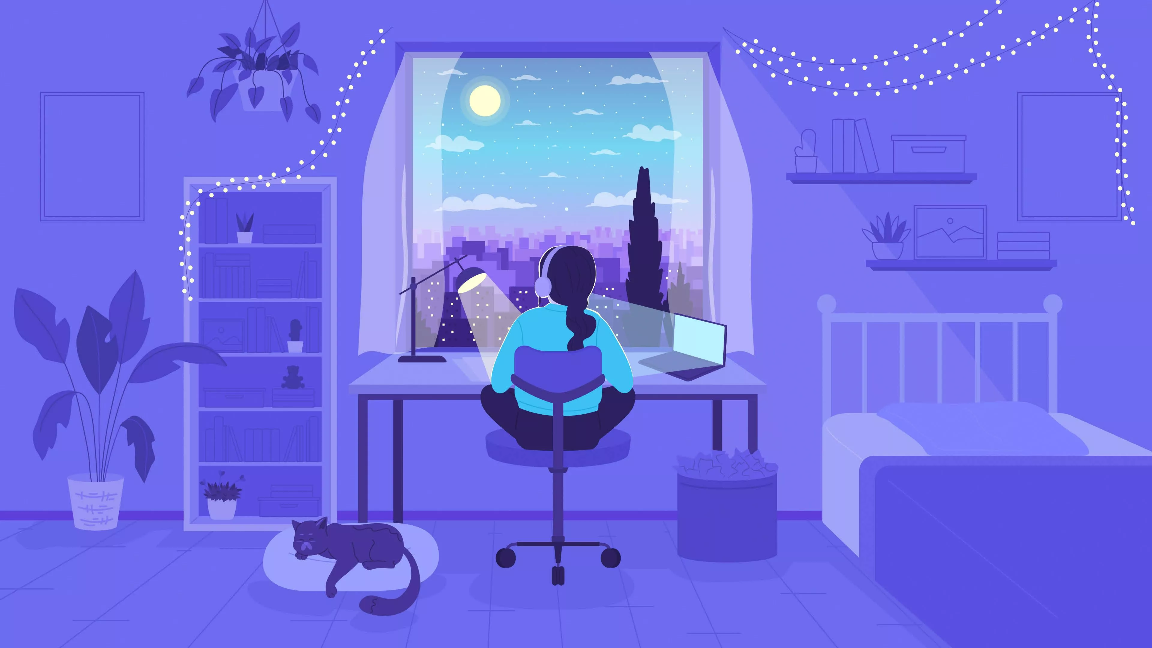 2D cartoon character animation