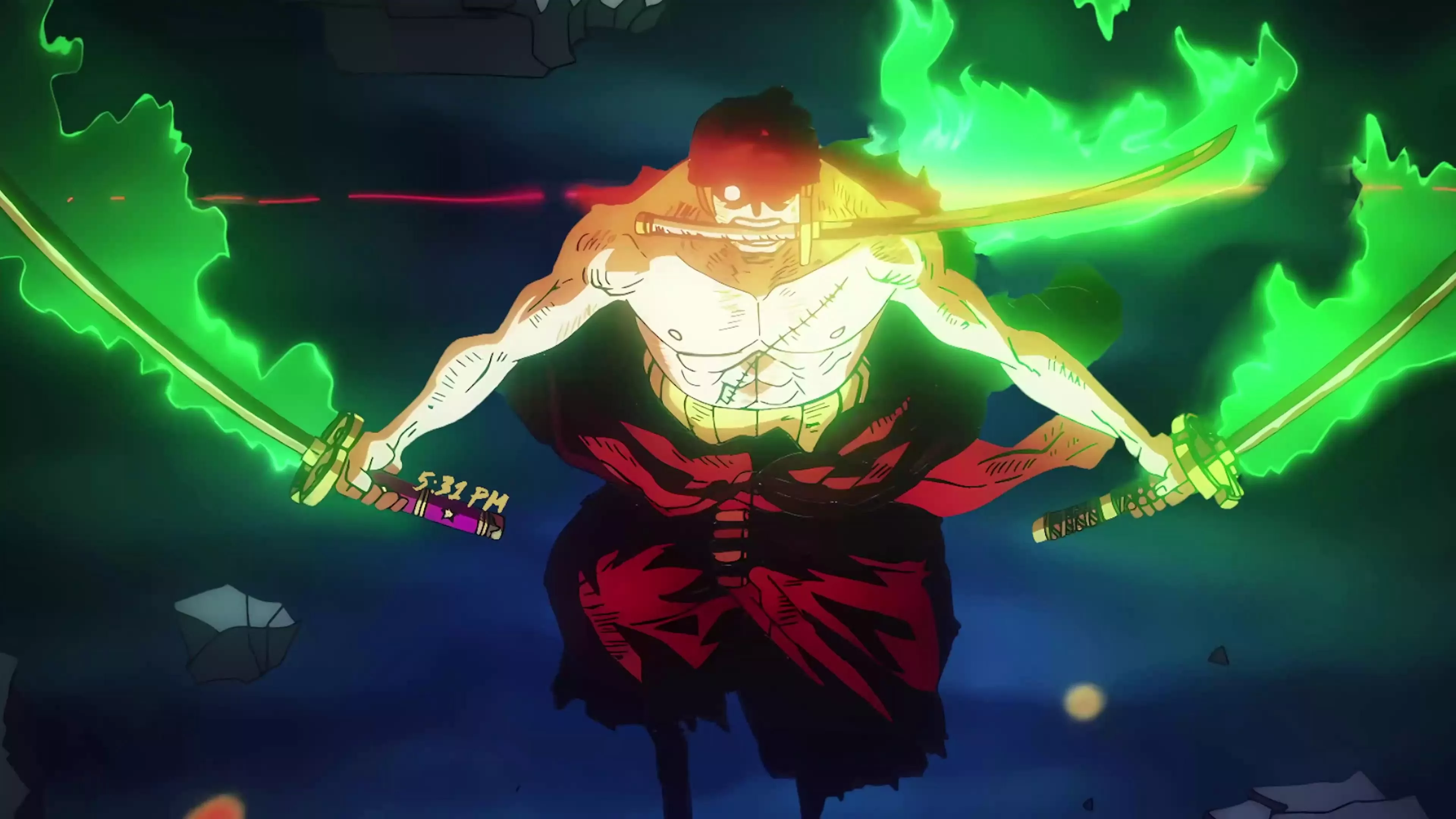 Zoro Swordsman Live Wallpaper