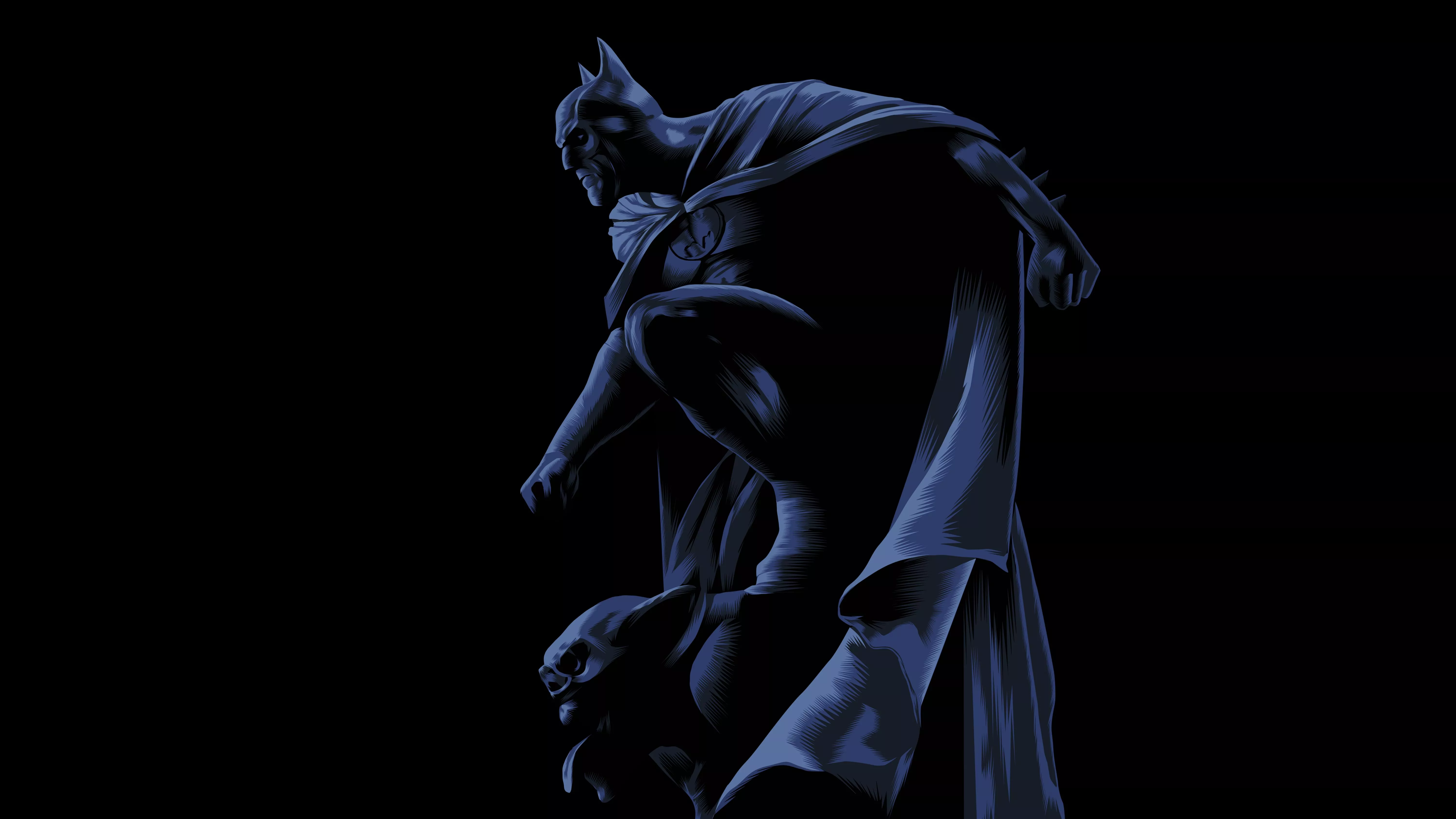 Batman Wallpaper 4K, AMOLED, DC