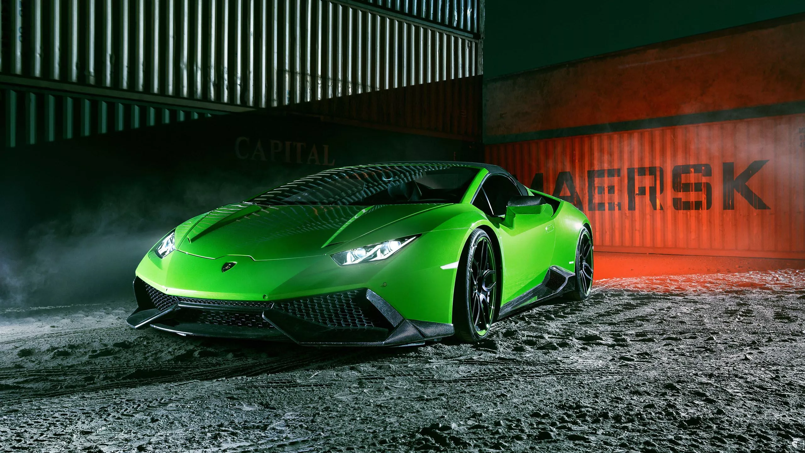 Green Car Lamborghini Lamborghini