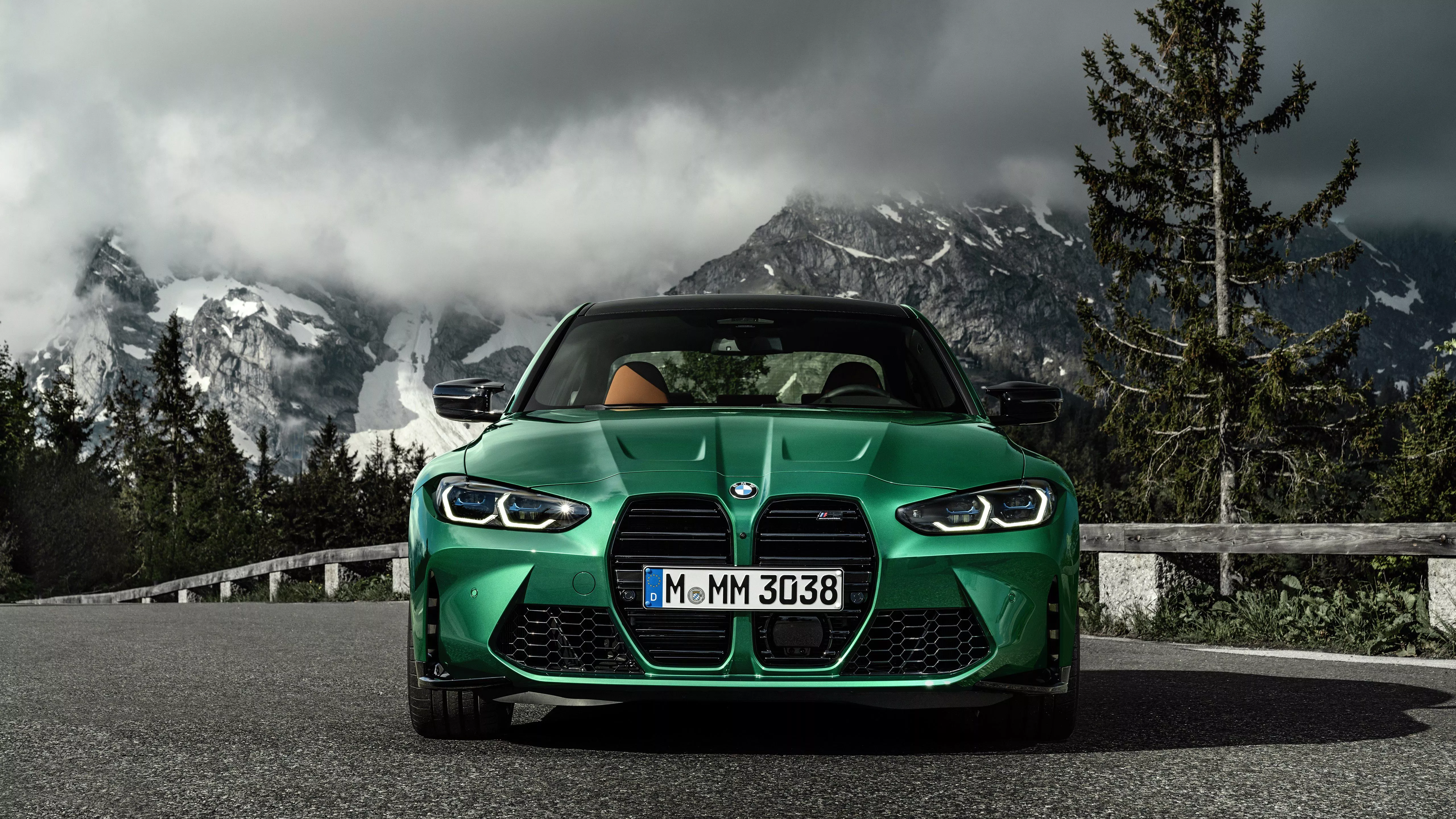BMW Green M3 Competition 2020 4K 5K HD