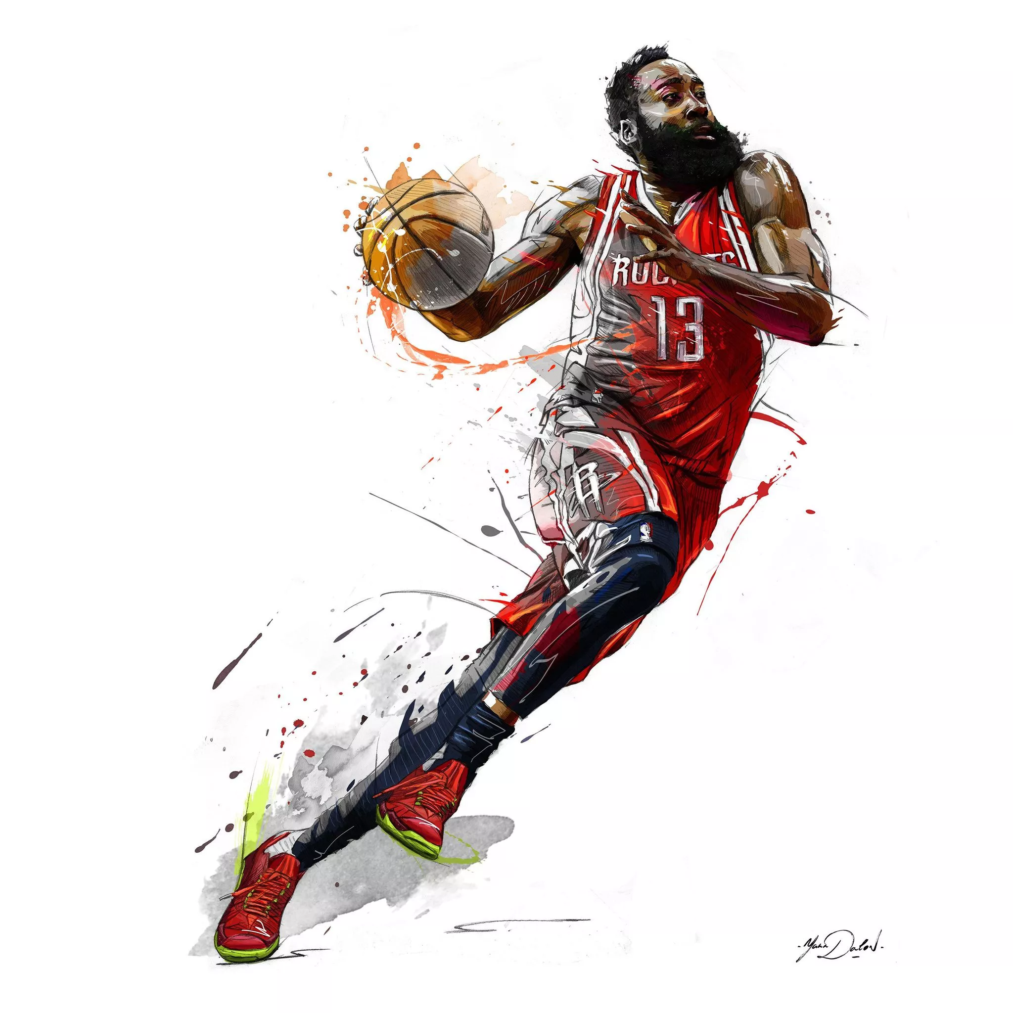 James Harden 5k Art iPad Air