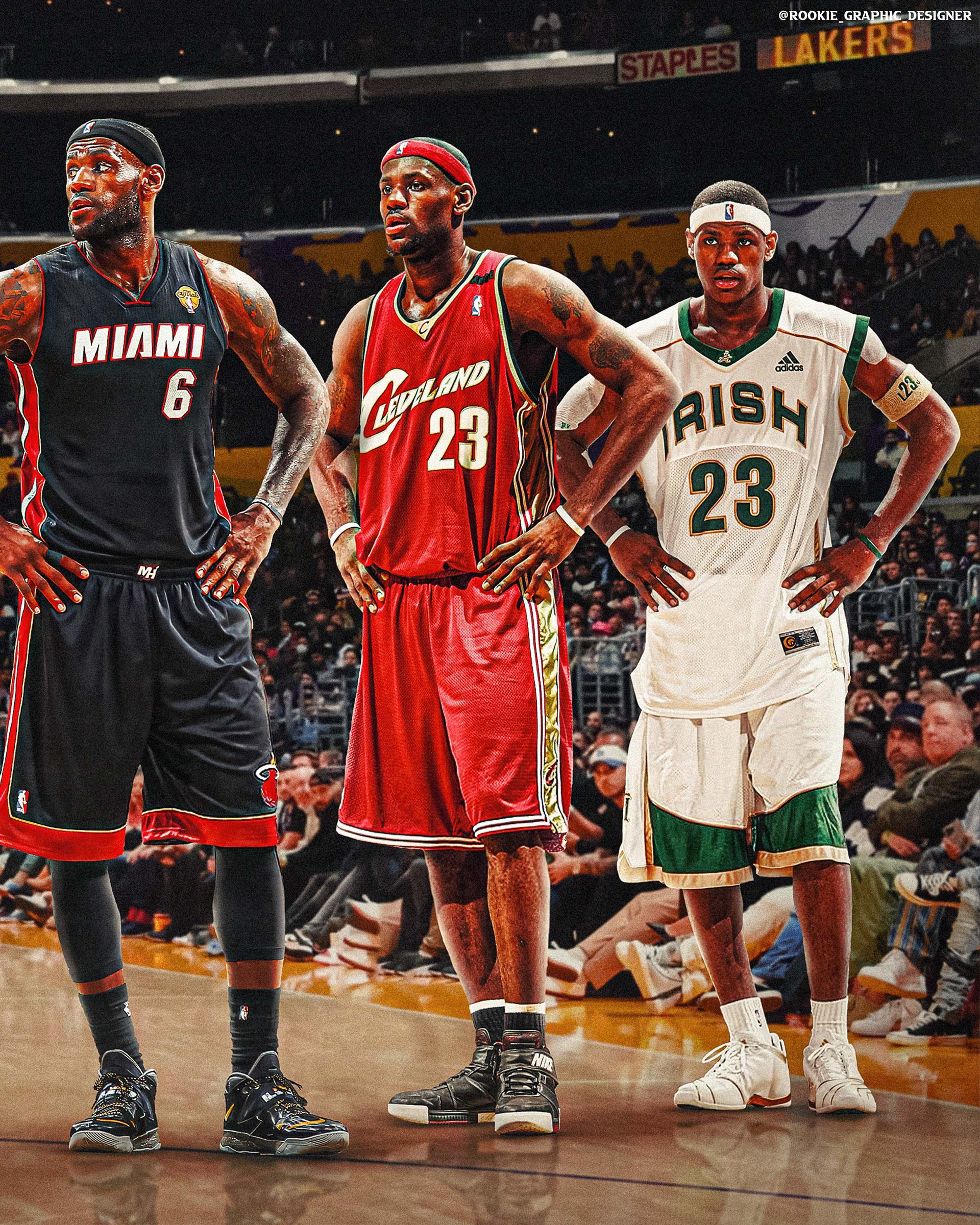 LeBron James Throwback 4k HD Wallpaper