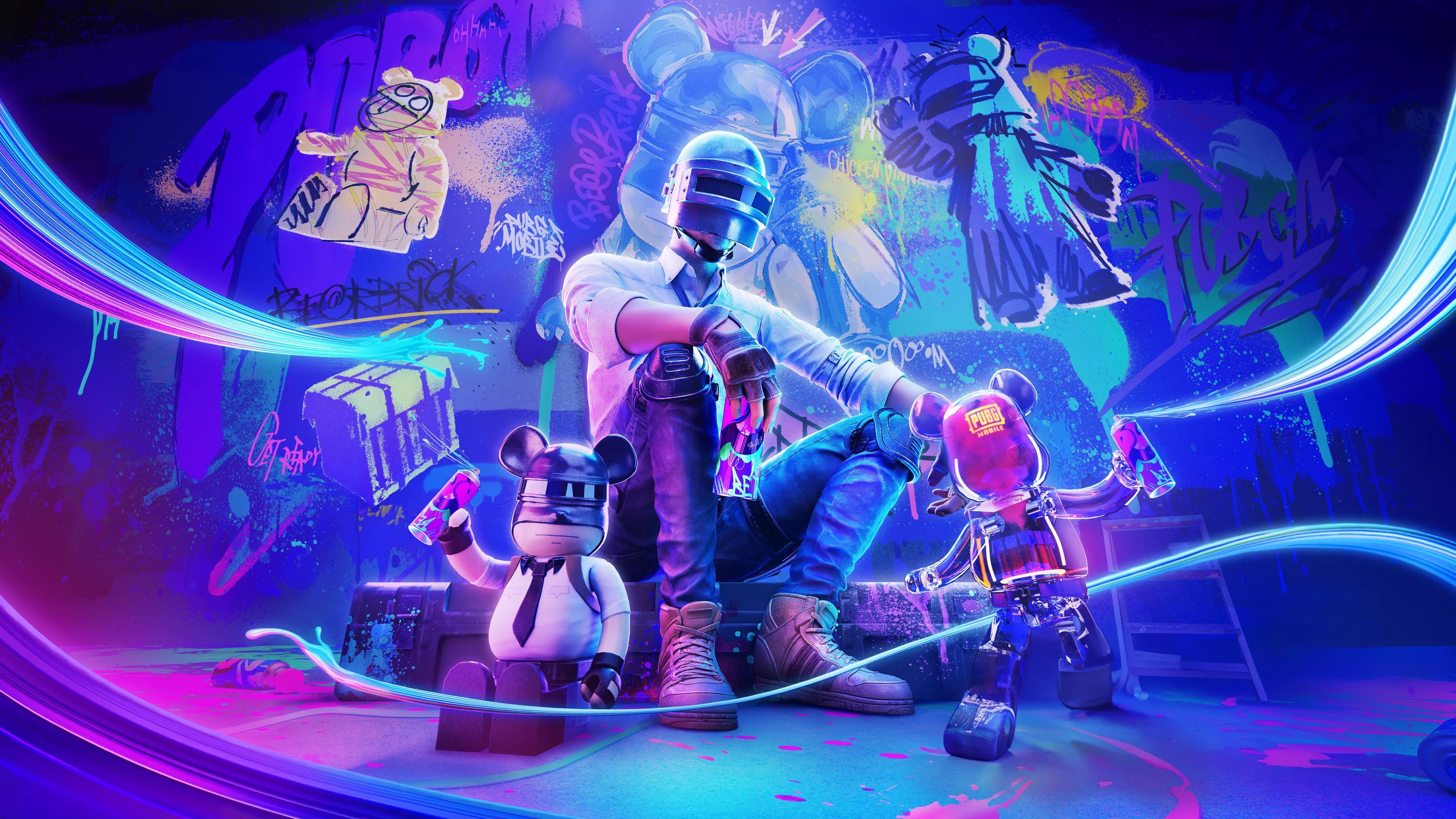PUBG Bearbrick Wallpaper, HD Games 4K