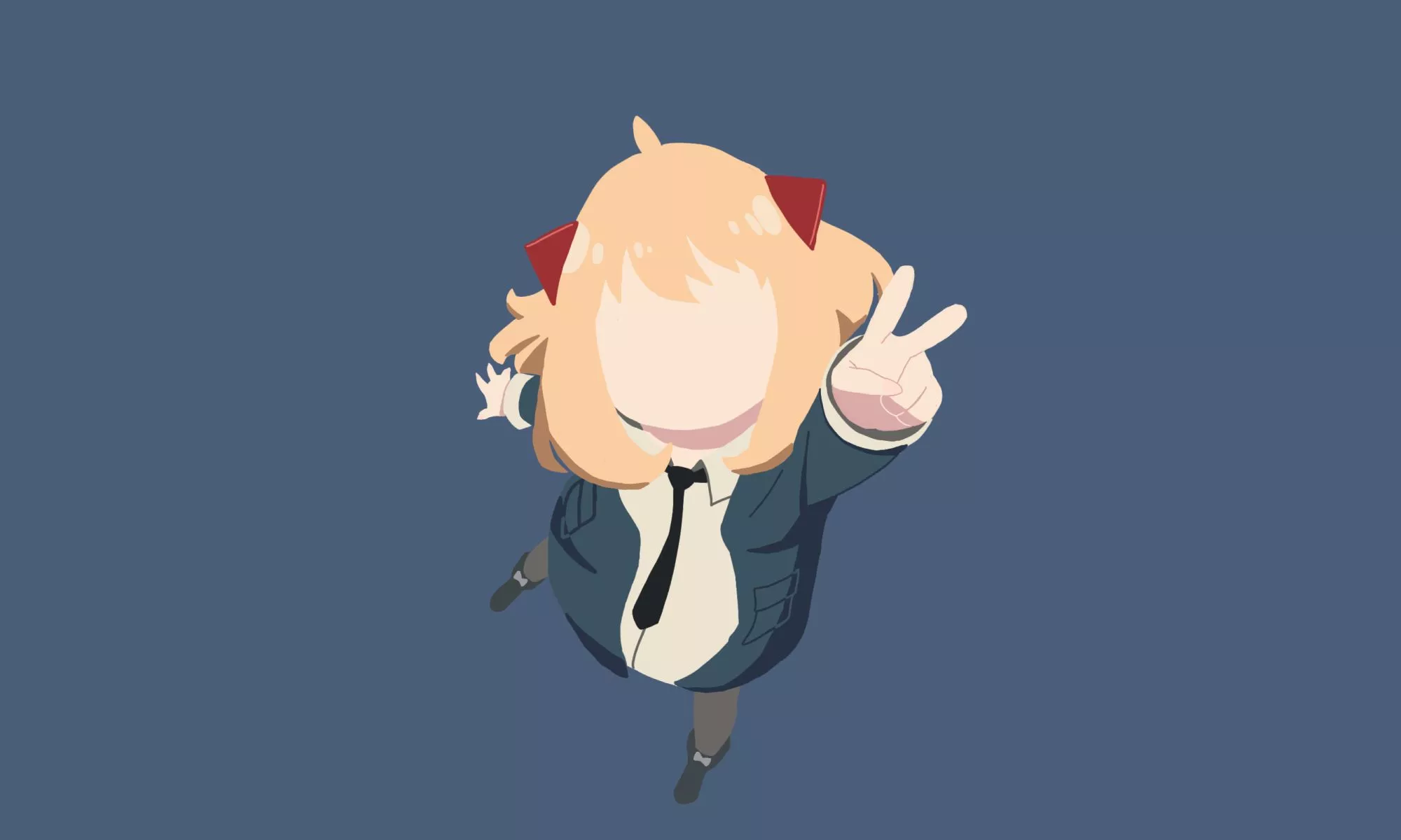 Family HD Minimal Anya Forger Wallpaper