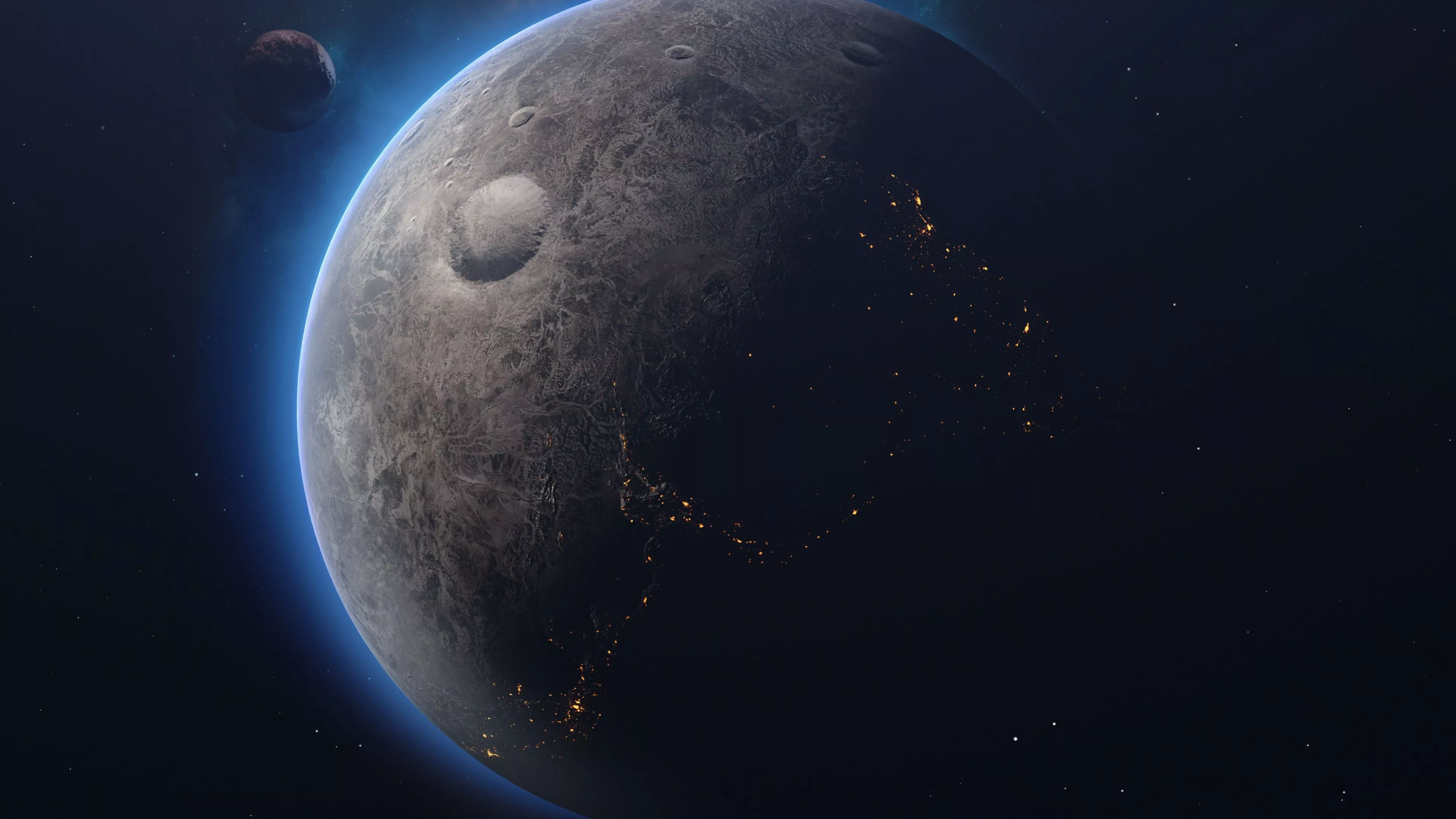 Ceres planet Wallpaper 4K, Dwarf planet