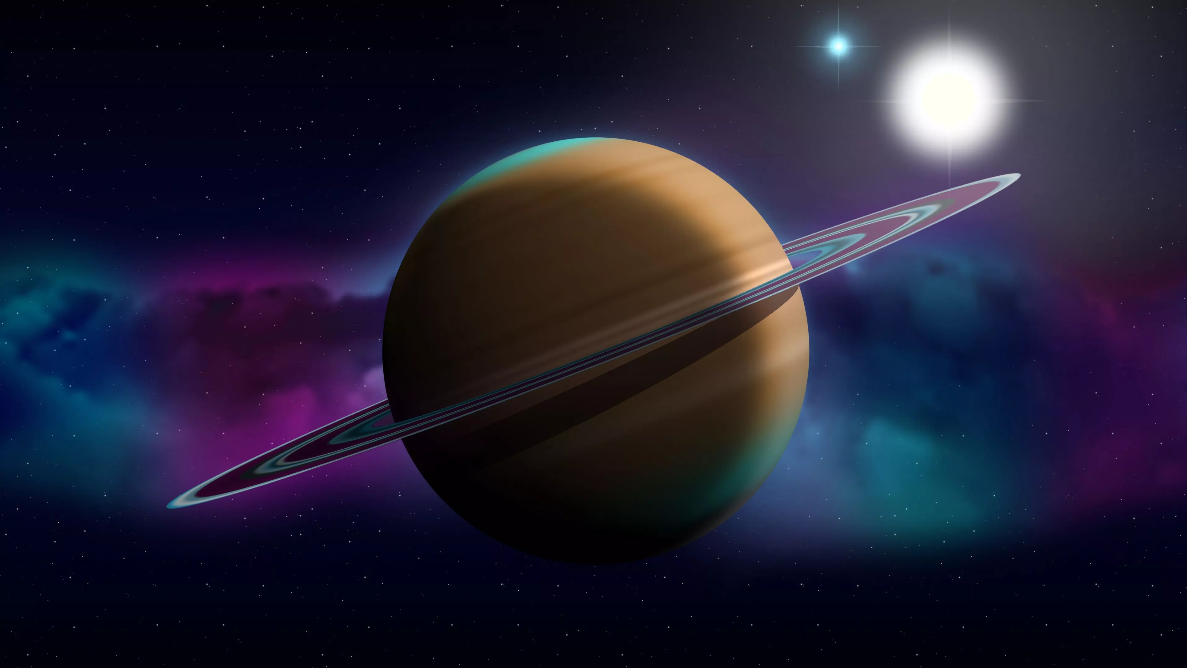 Download wallpaper 3840x2160 saturn