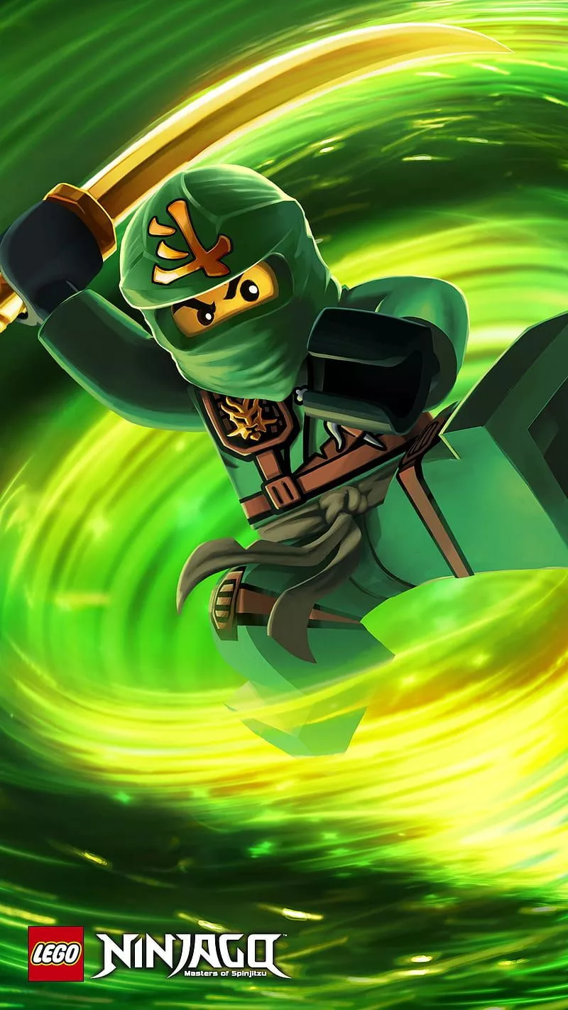 Lloyd LEGO, green ninja, kids, ninja, toys, HD phone wallpaper