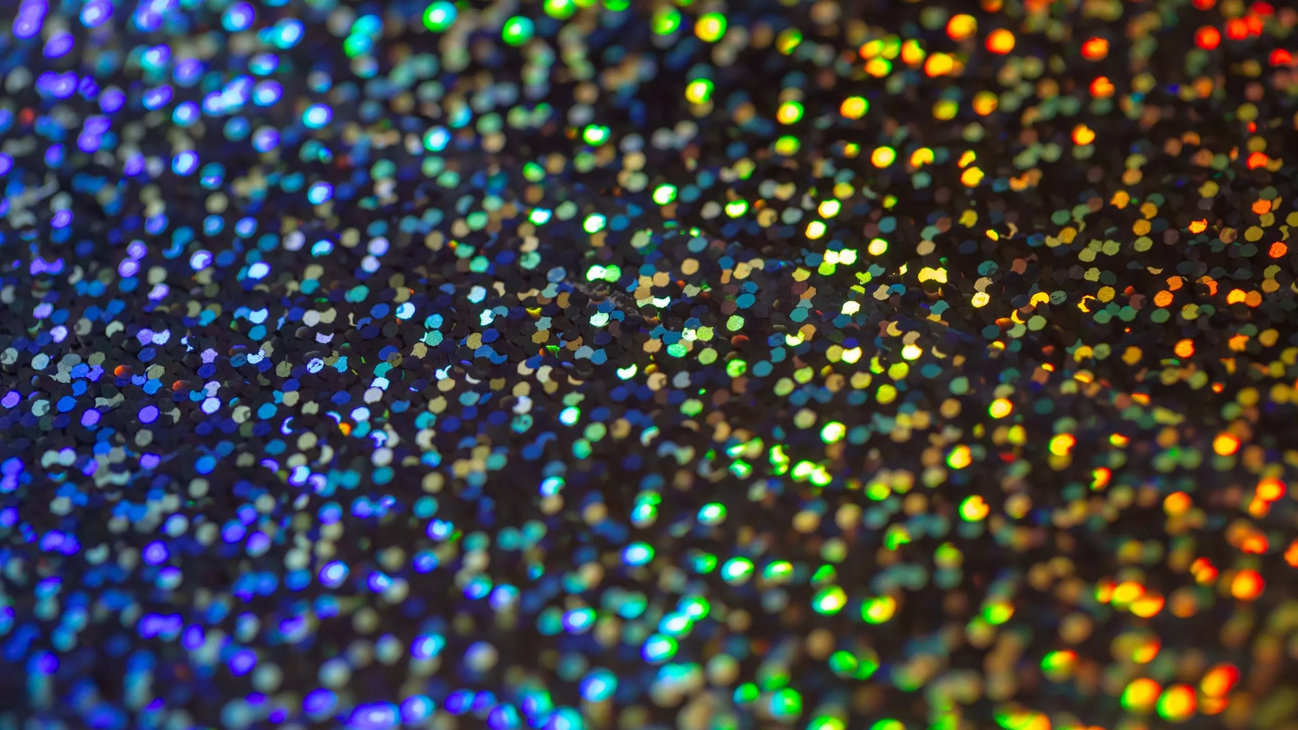 Rainbow Glitter Wallpaper 4K