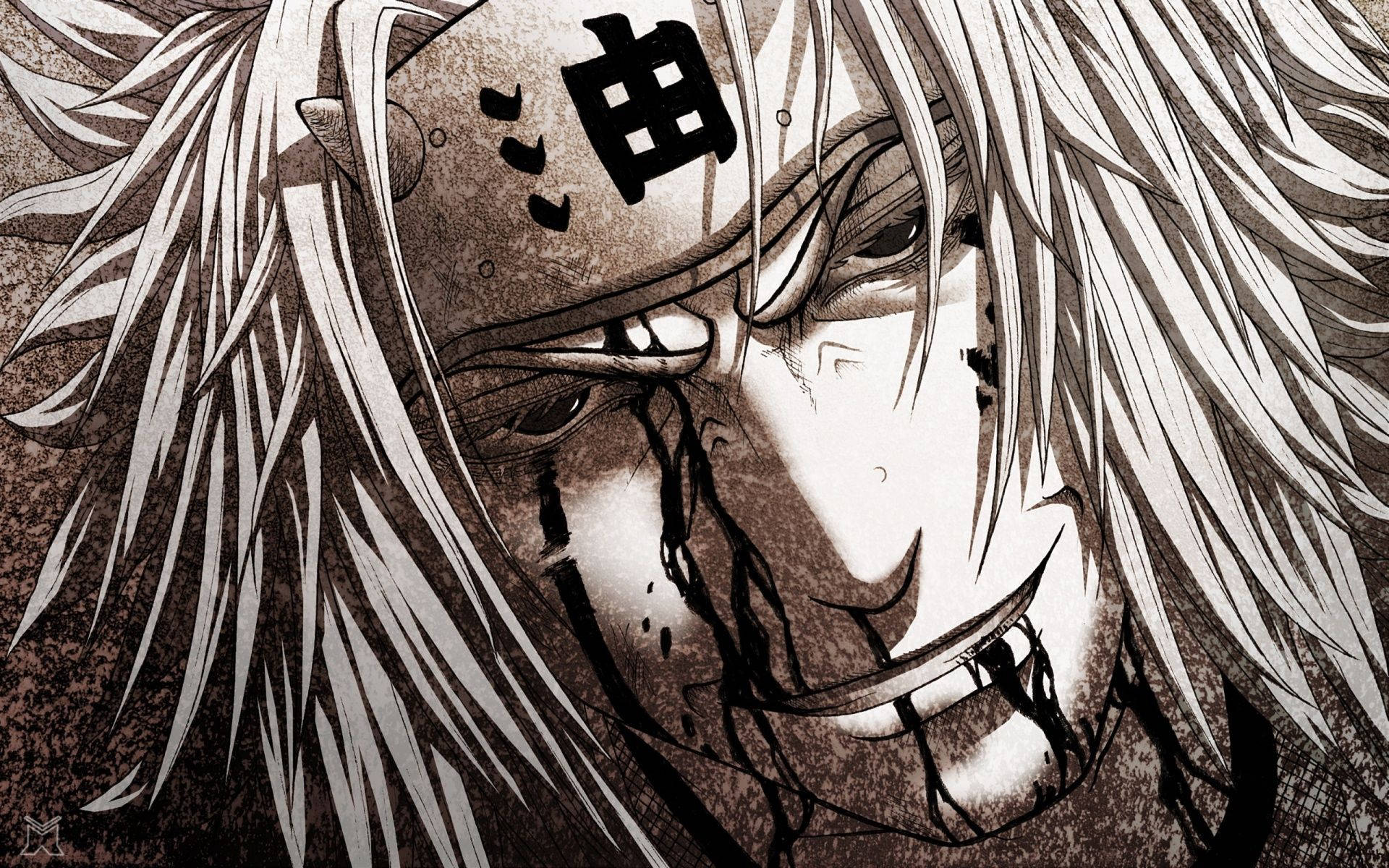 Wounded Jiraiya Anime Naruto Wallpaper