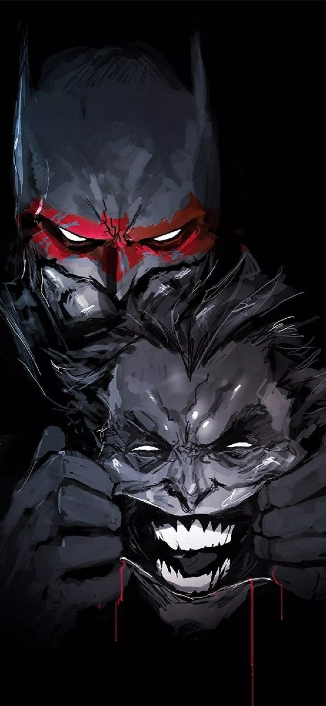 Batman And Joker iPhone X Wallpaper