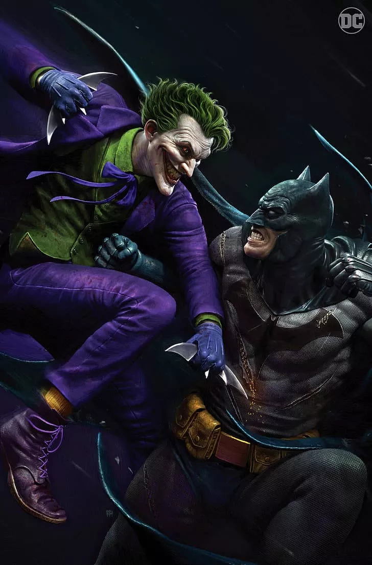 Battle Between Joker And Batman Arkham